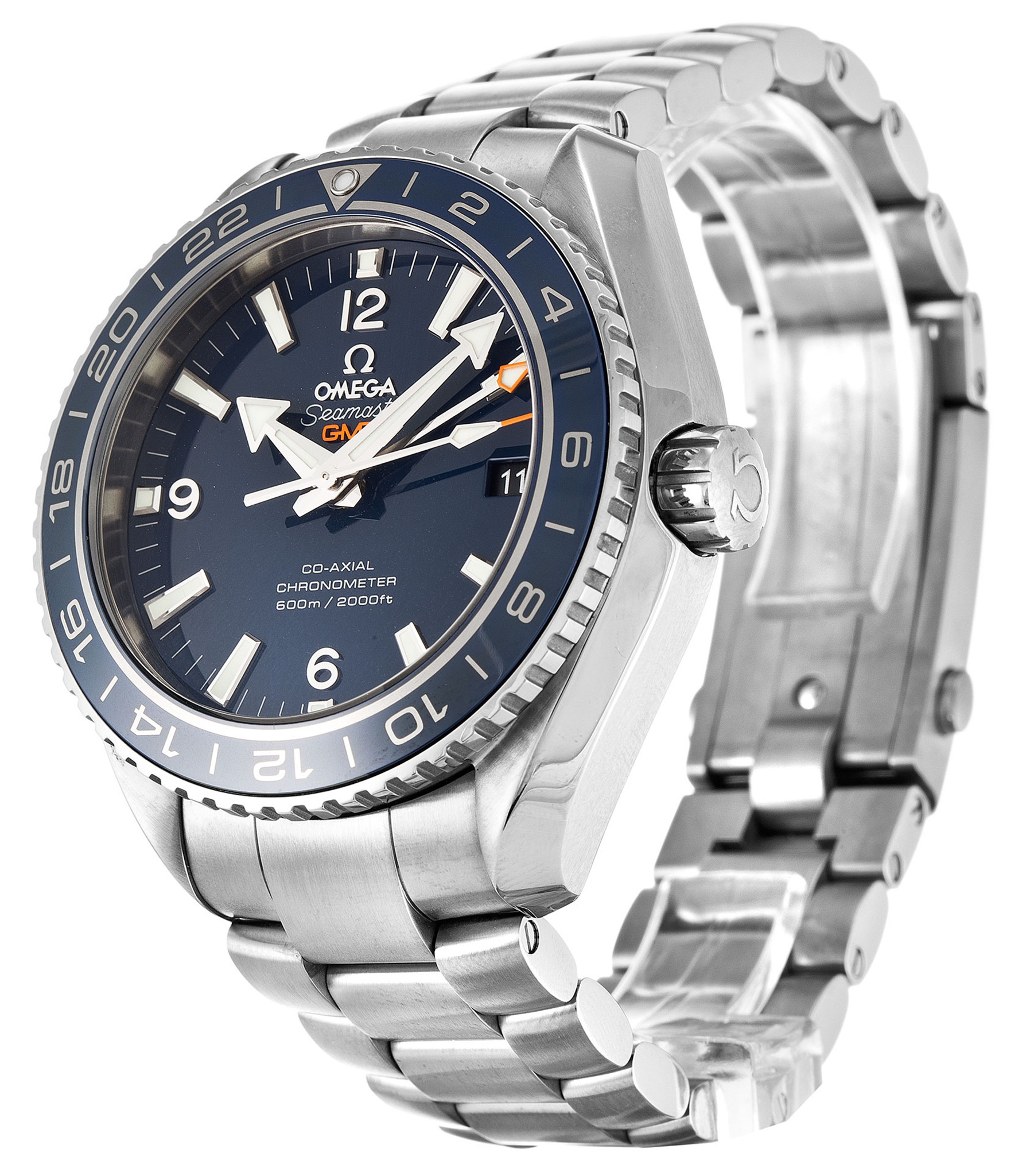 Omega Planet Ocean 232.90.44.22.03.001 Marcatori A Bastone Da Quadrante Blu 43,5 MM-1