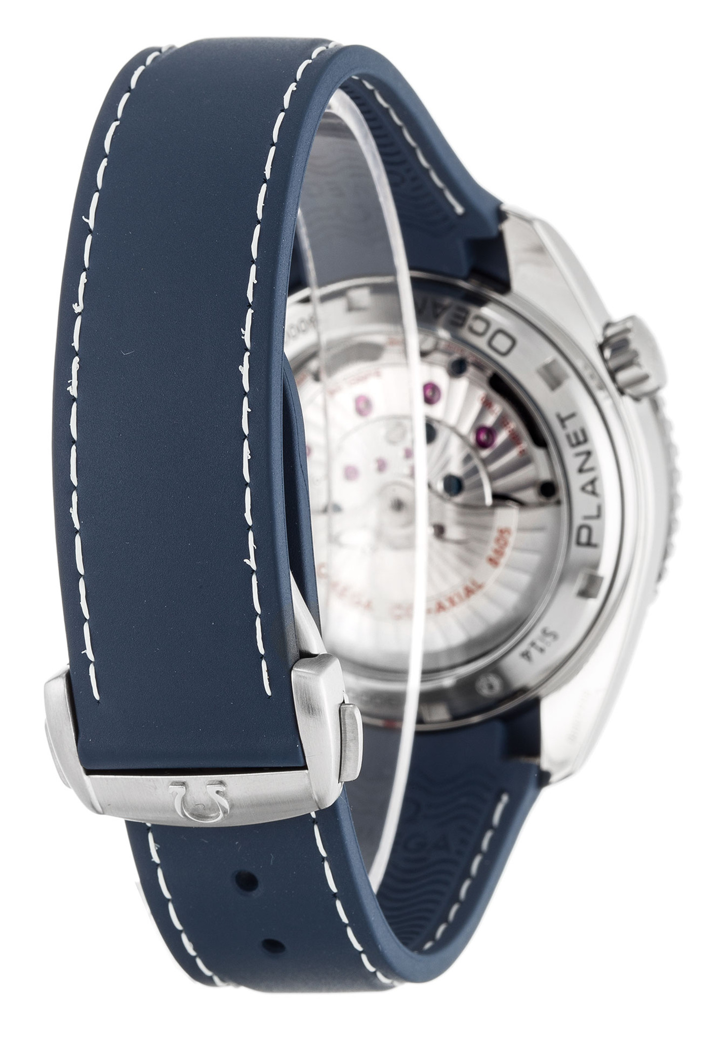 Omega Planet Ocean 232.32.44.22.03.001 Marcatori Del Numero Di Quadrante Blu 43,5 MM-2