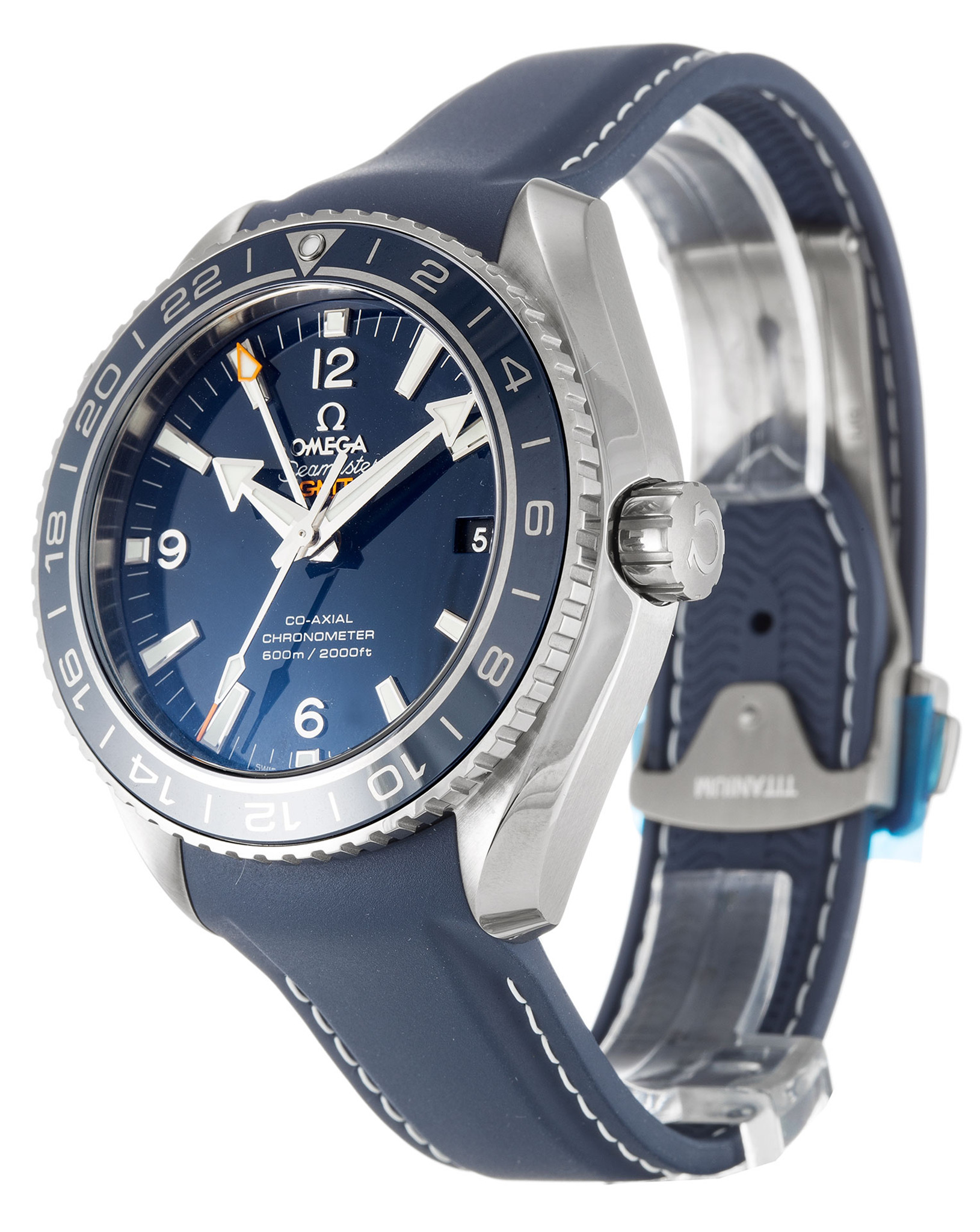 Omega Planet Ocean 232.92.44.22.03.001 Marcatori A Bastoncini Blu 44MM-1