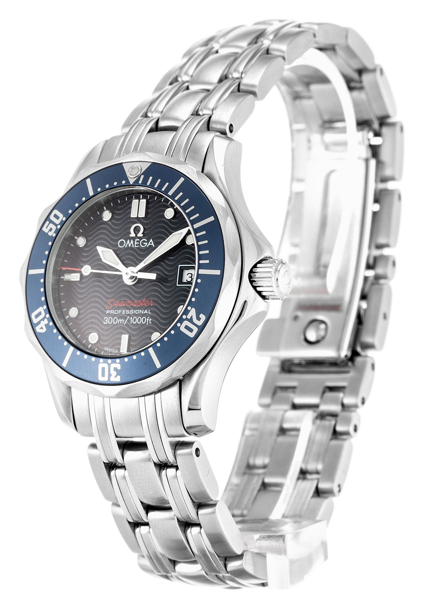 Omega Seamaster Man Quadrante nero Stick Marker 2224.80,00 42MM-1
