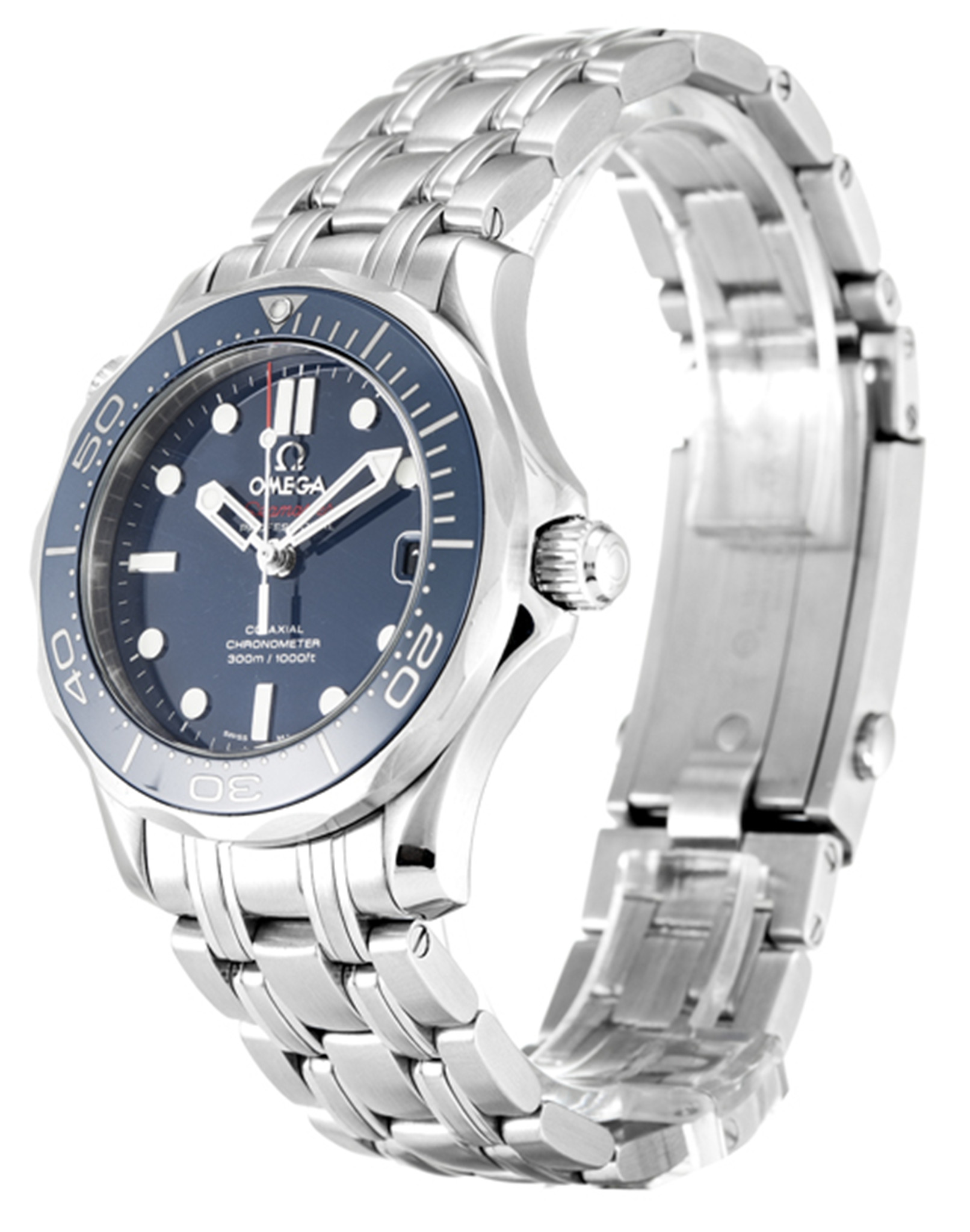 Omega Seamaster 300M Marcatori A Bastoncino Blu 212.30.36.20.03.001 36.2MM-1