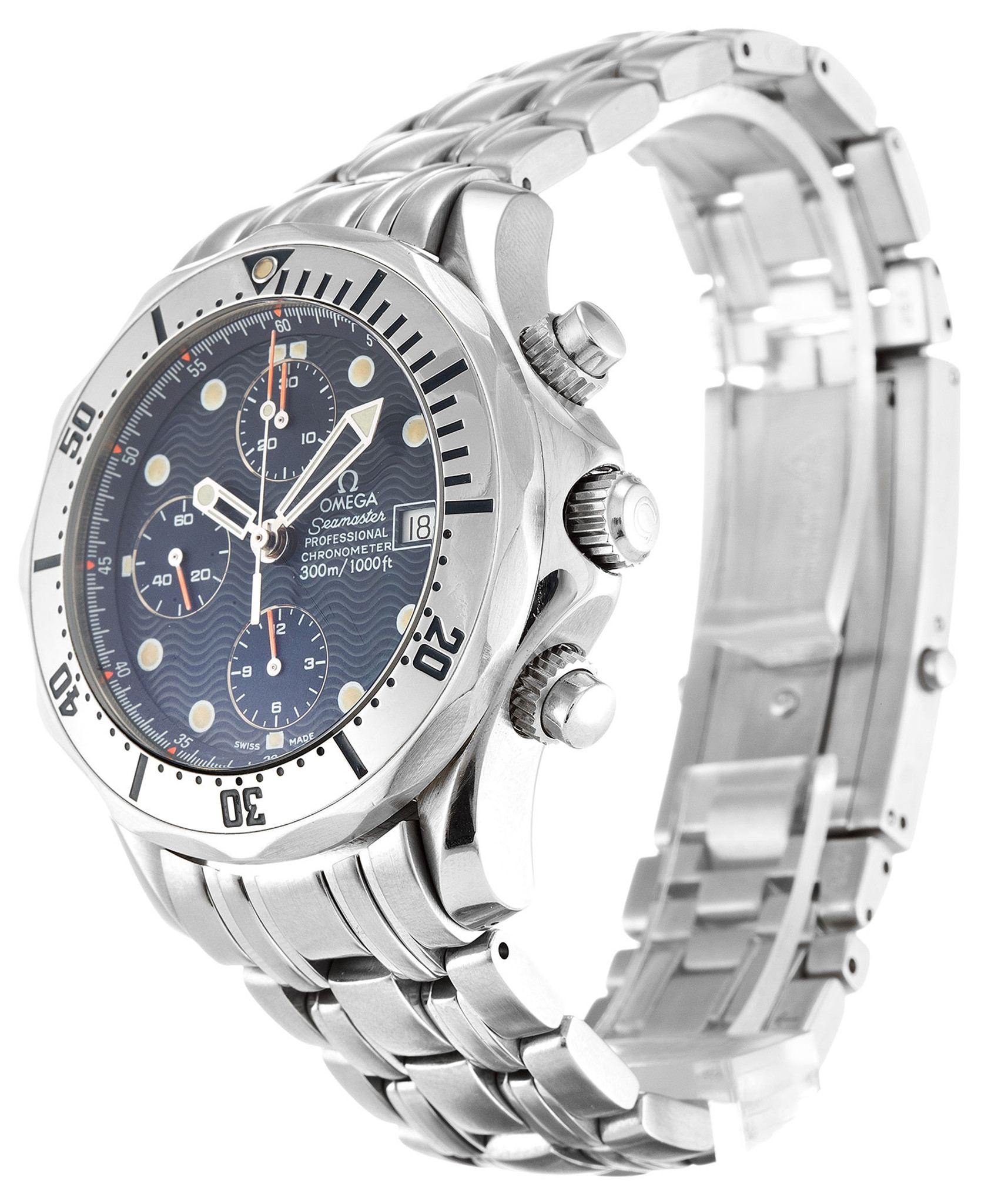 Omega Seamaster Chrono Diver Quadrante nero Stick Marker 2598.80.00 42MM-1