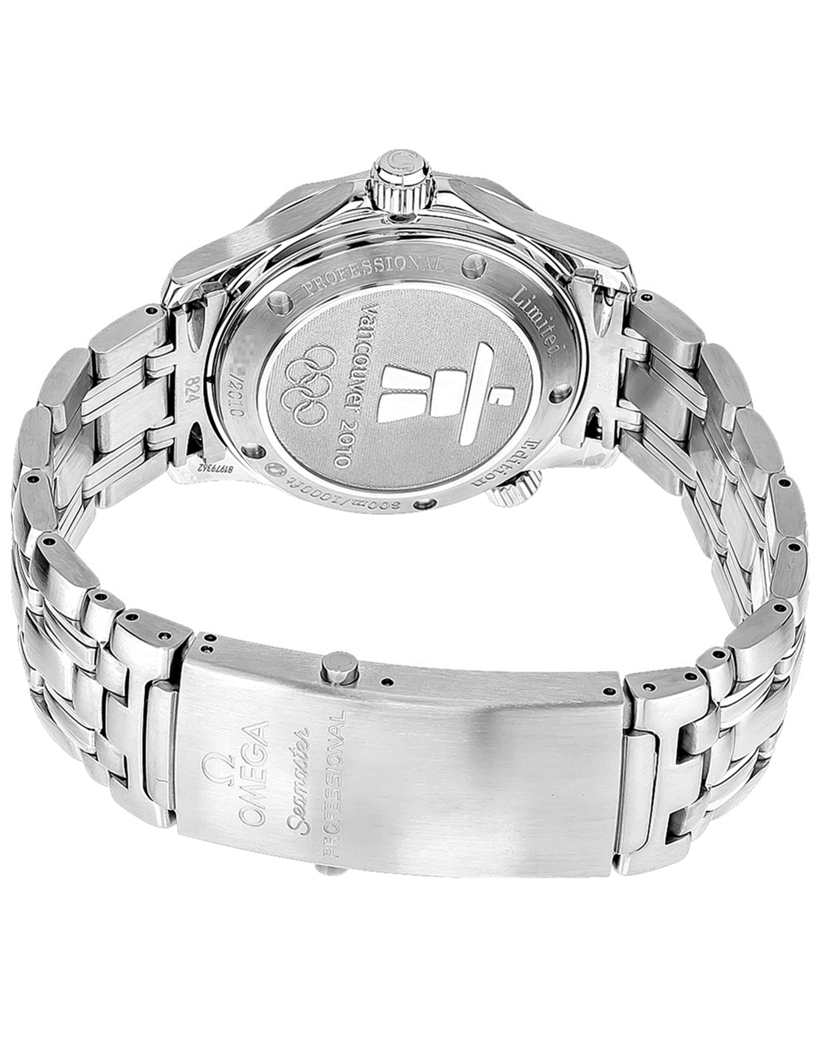 Omega Seamaster Quadrante biancod Red Bezel 212.30.36.20.04.001 36.25MM-2
