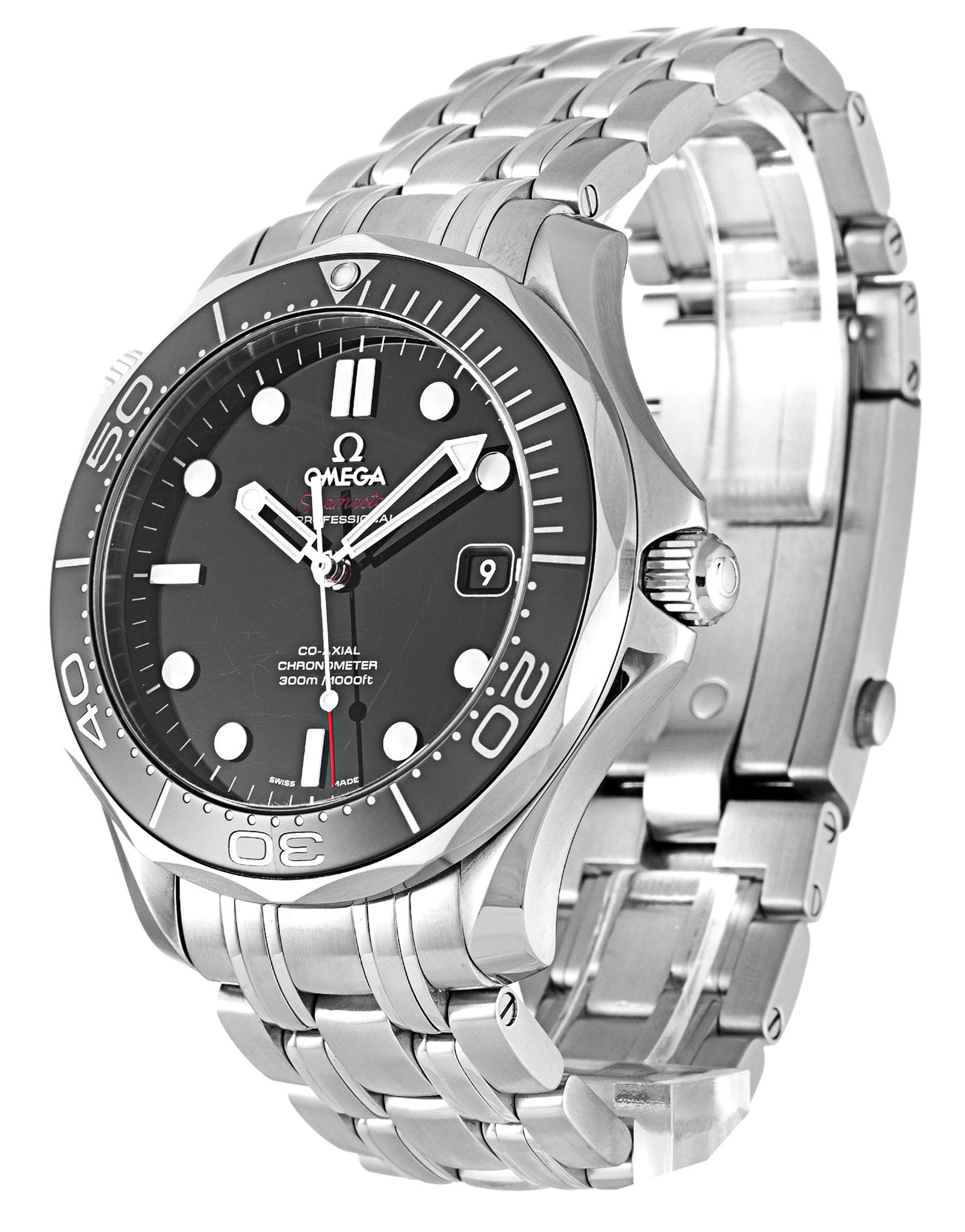 Omega Seamaster 300M Marcatori Di Bastoncini Per Quadrante Nero Assiale 212.30.41.20.01.003 41MM-1