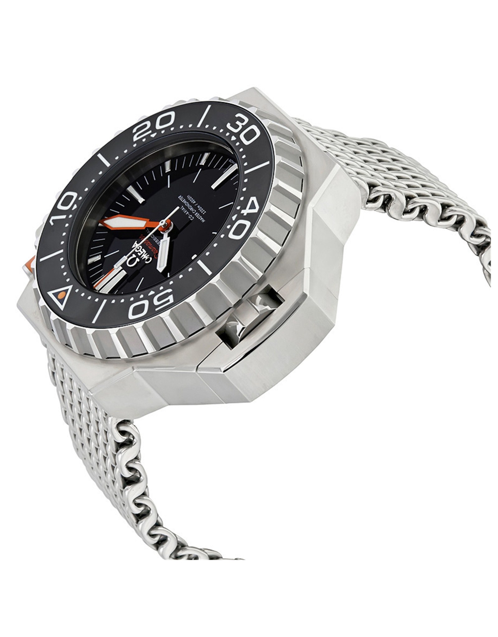 Omega Seamaster Popprof Quadrante nero 227.90.55.21.01.001 55MM-1
