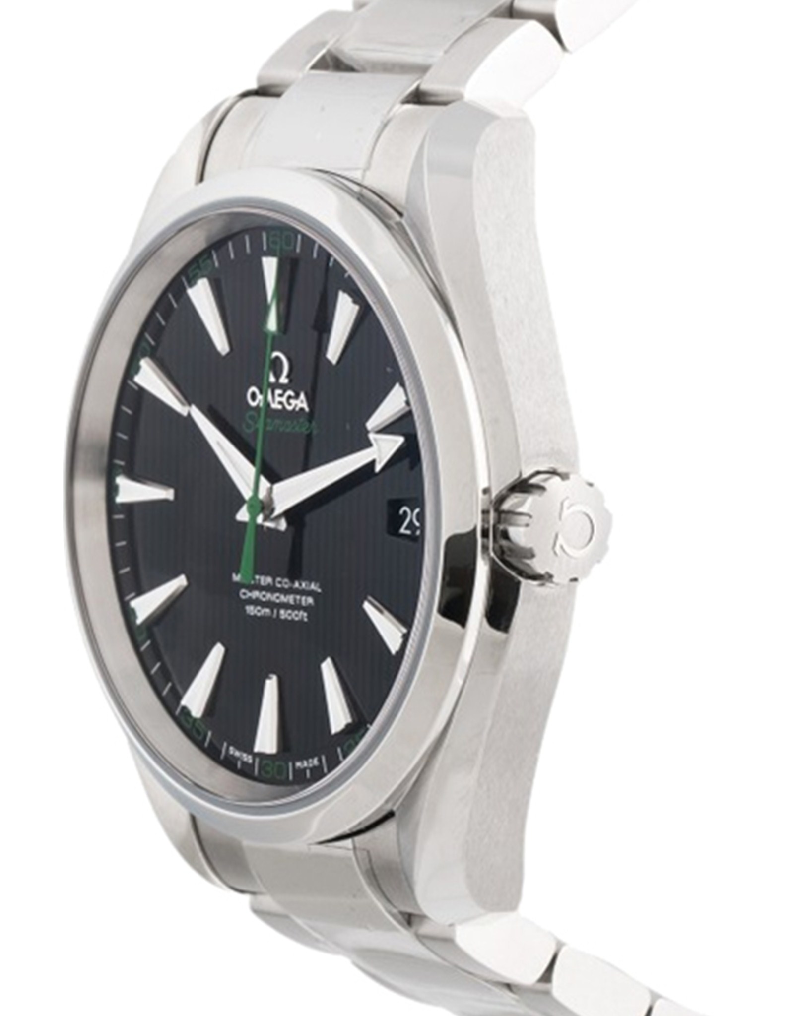 Omega Seamaster Quadrante nero Con Accenti Verdi 231.10.42.21.01.004 41.5MM-1