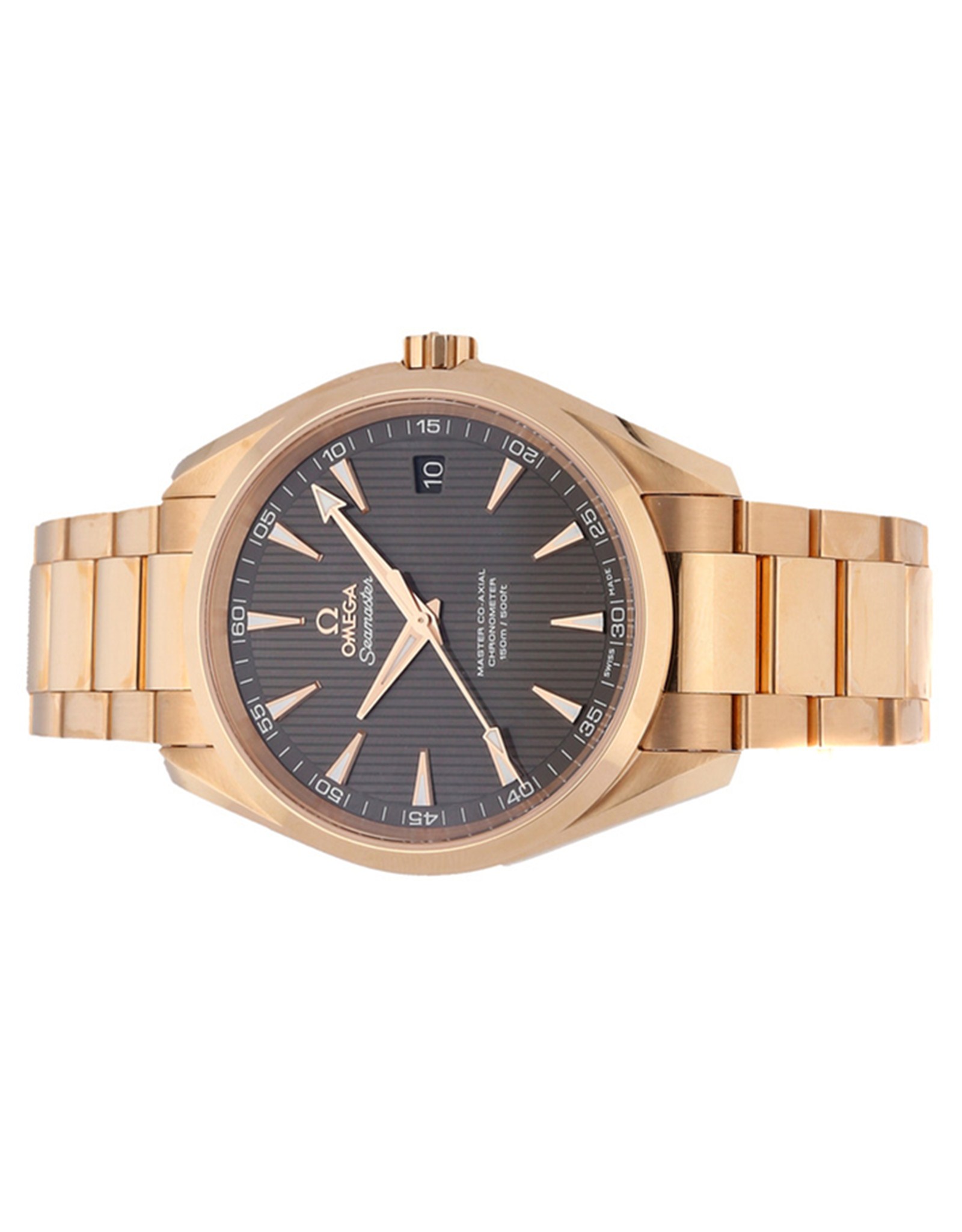 Omega Seamaster Grigio Quadrante Con Motivo In Teak 231.50.42.21.06.002 41.5MM-1