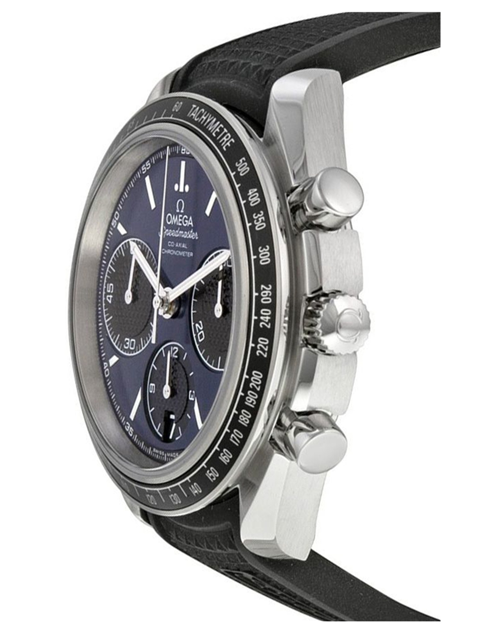 Omega Speedmaster blu Dia Nella Fascia Di GoMMa 40MM 326.32.40.50.03.001-1