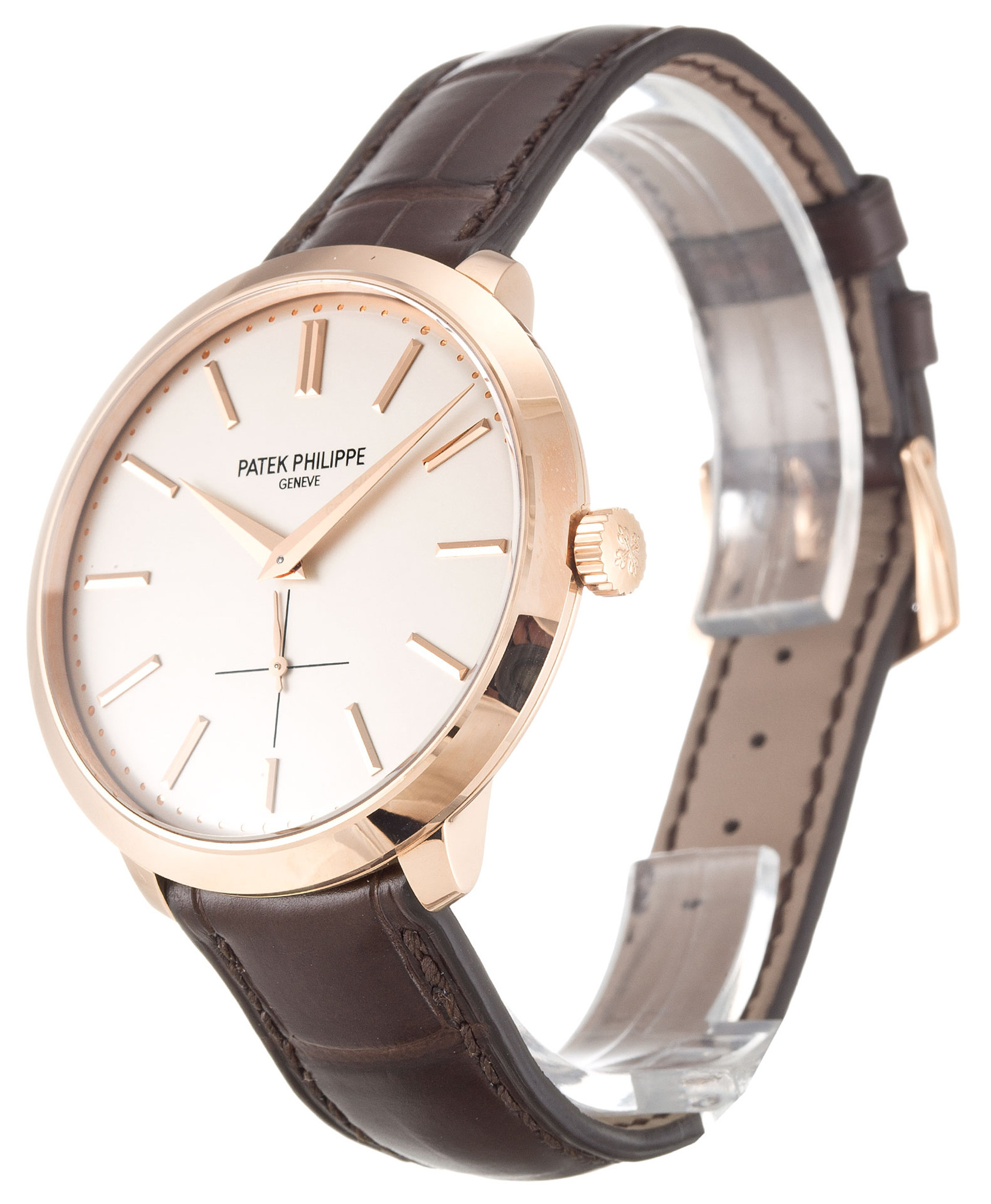 Patek Philippe Calatrava Rose Gold Case Stick Marker 5123R 001 40MM-1