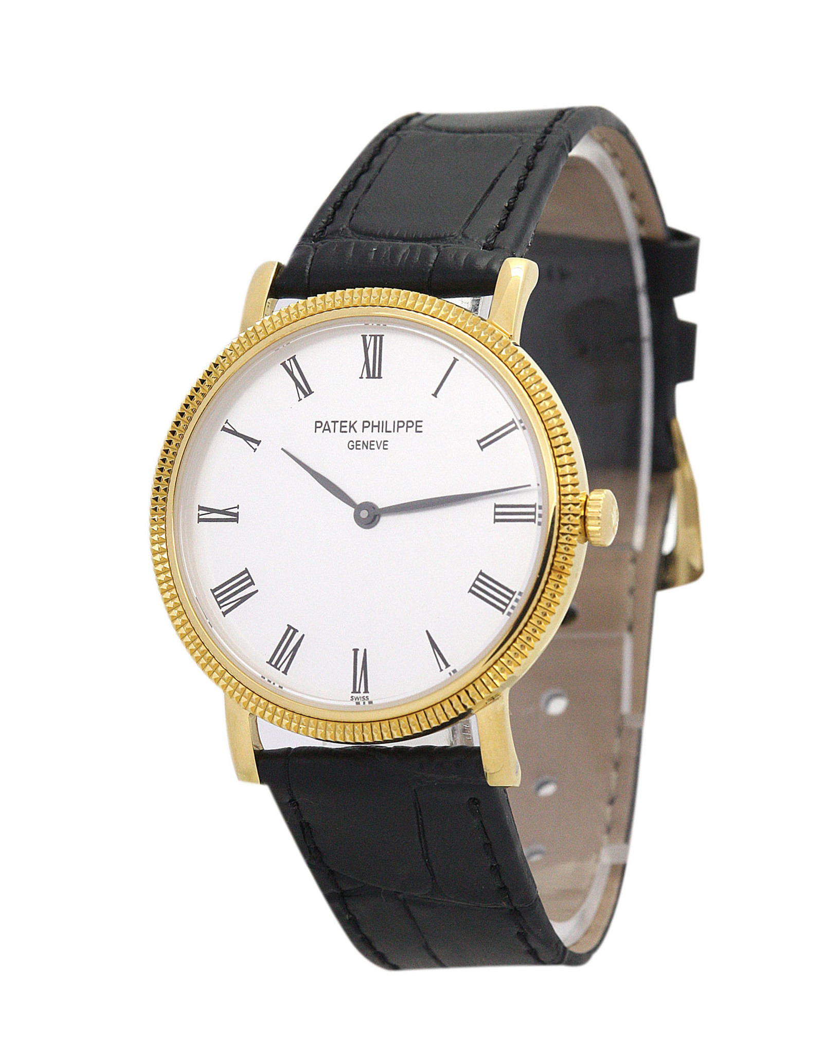 Patek Philippe Calatrava Quadrante bianco Stick Marker 5120J 36MM-1
