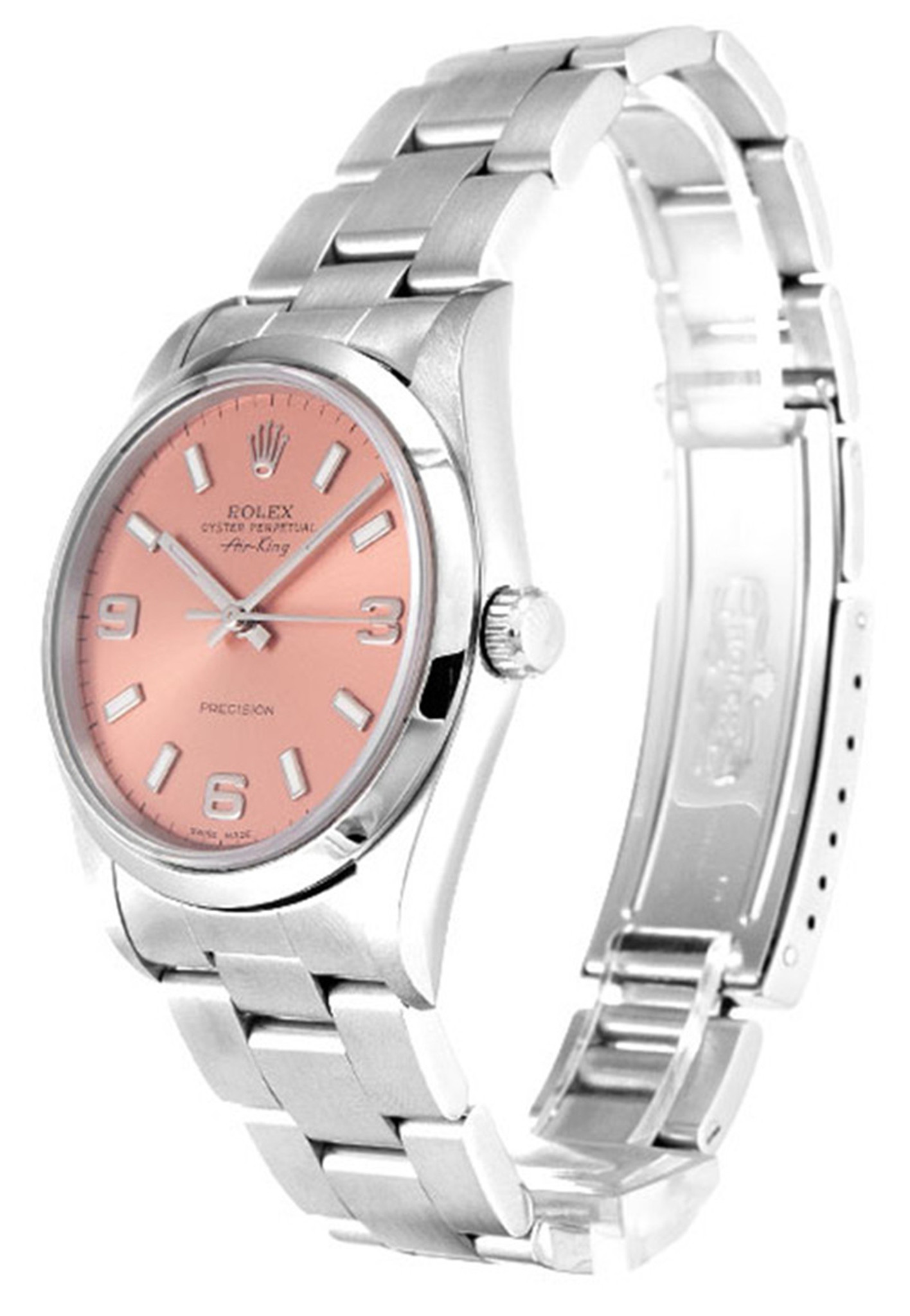 Rolex Air King Rose Gold Dial Stick Marker 14000 36MM-1