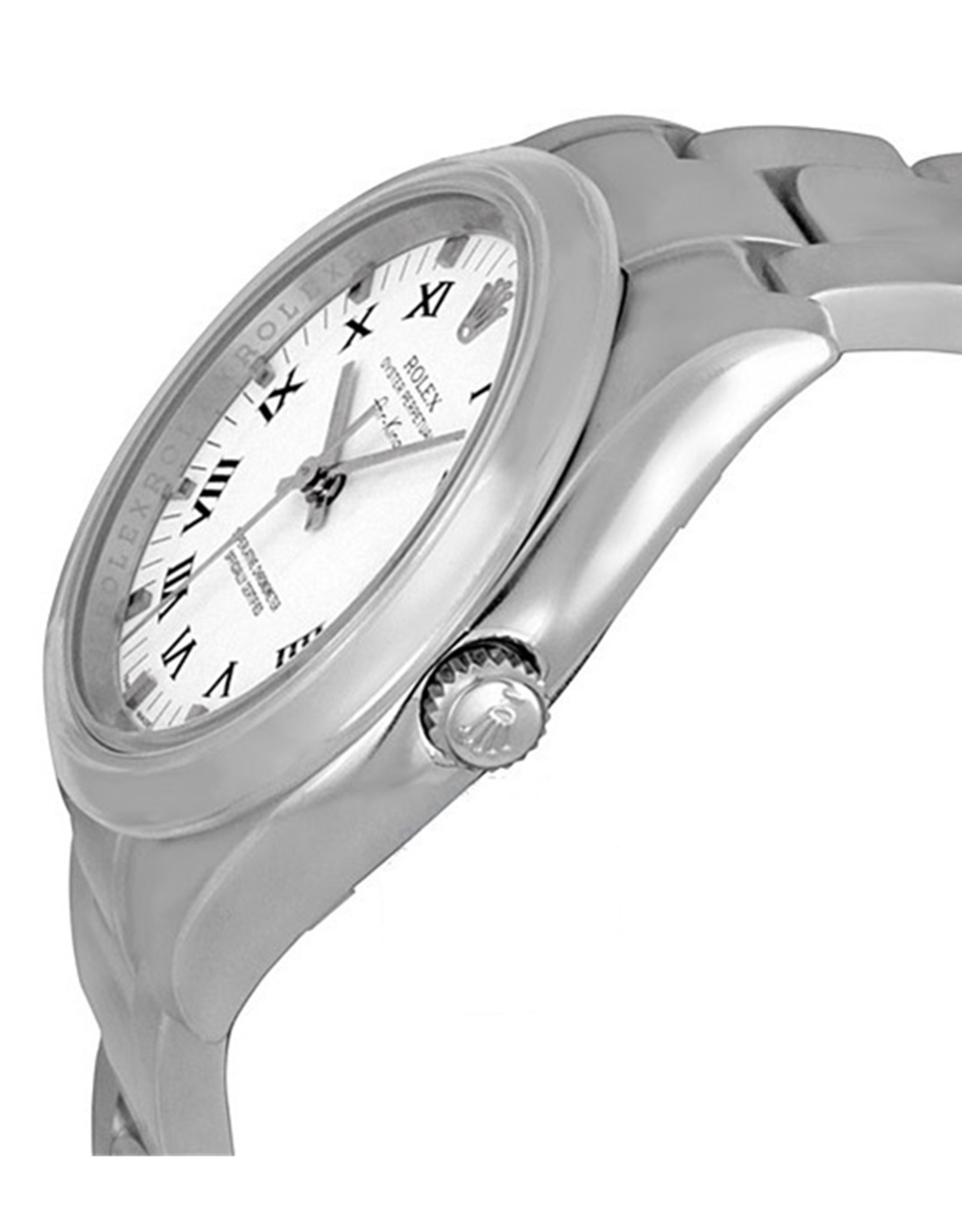Rolex Air King Quadrante bianco Bracciale In Acciaio Inossidabile Orologi Replica Da Uomo Automatico 36 MM-1