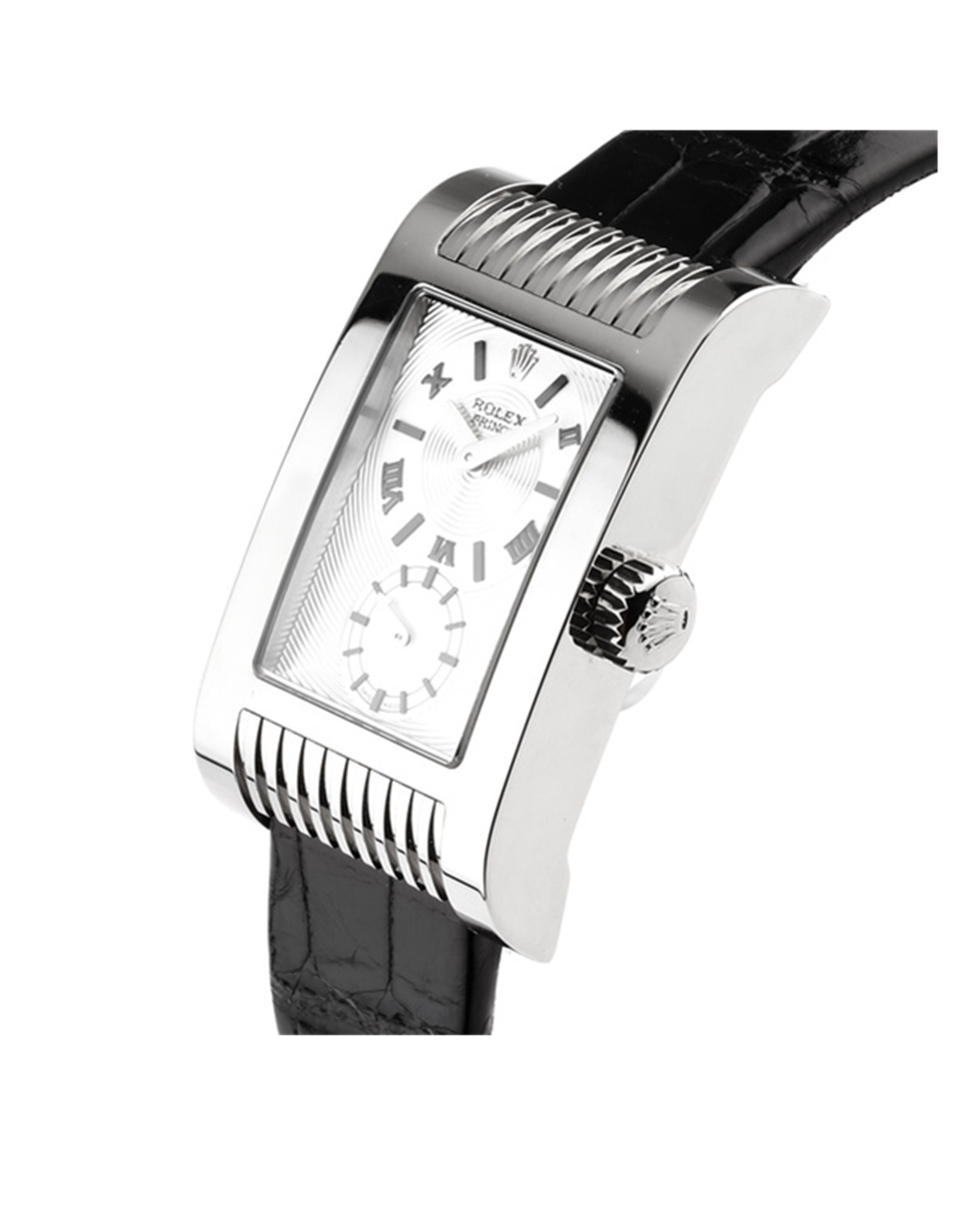 Rolex Cellini Prince bianco Gold Case Diamond Orologi Replica 54419 45MM*29MM-1