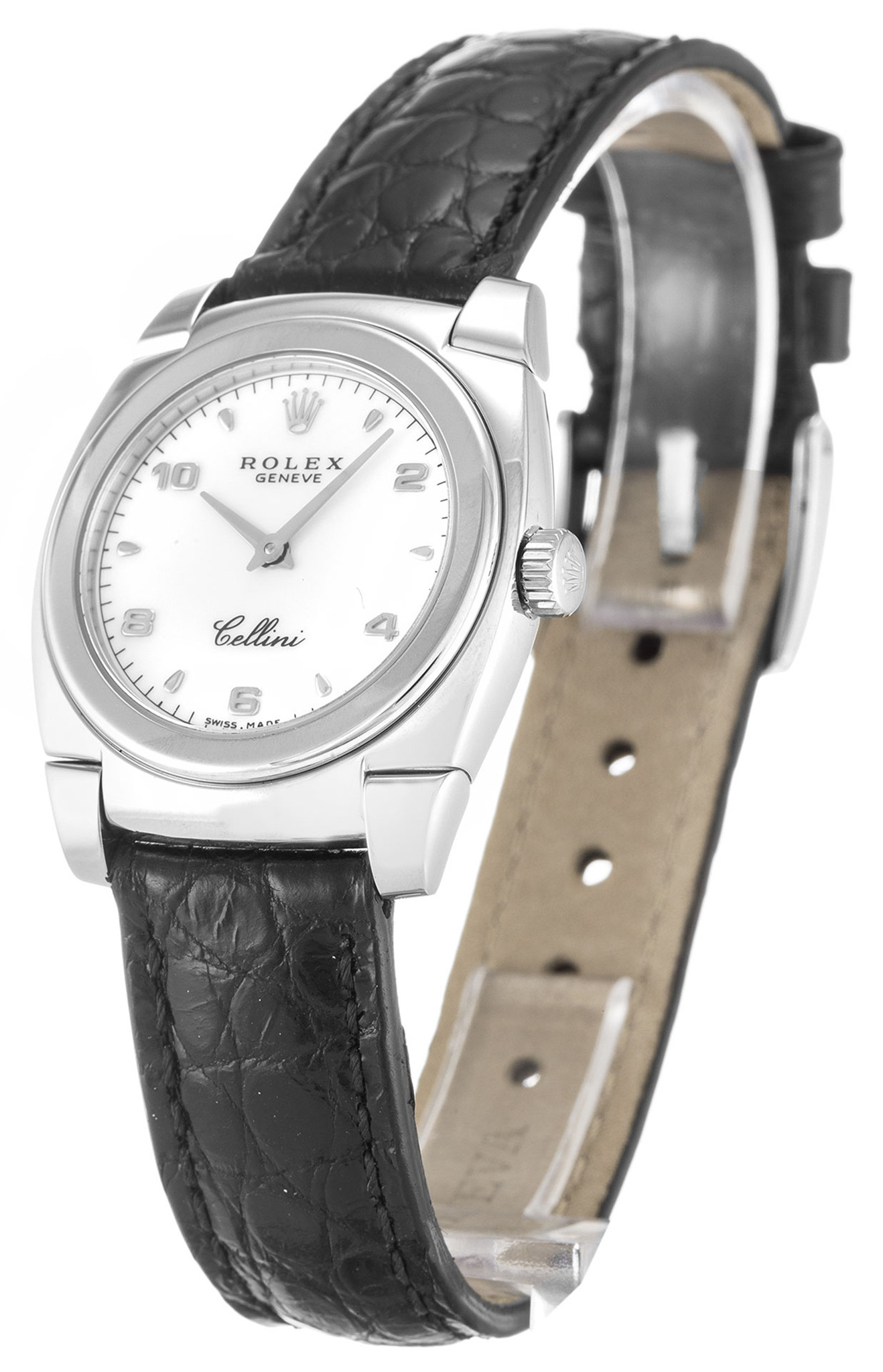 Rolex Cellini Quadrante bianco Number Marker Lady 5310 25MM-1