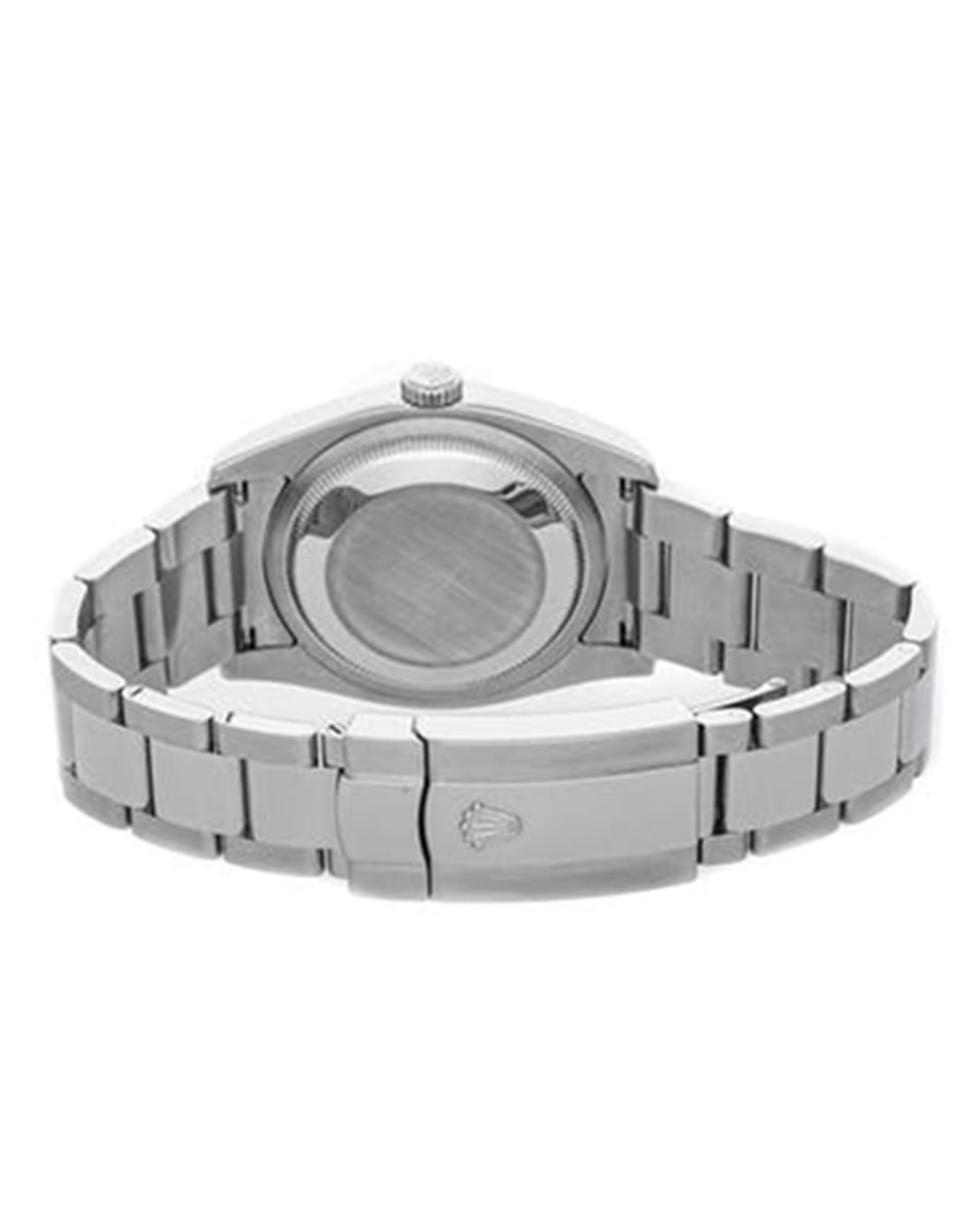 Rolex Datesjust Autocargitura Autocariato Acciaio In Acciaio Inossidabile Custodia Che Circonda Un Quadrante Nero Blu 36MM-2