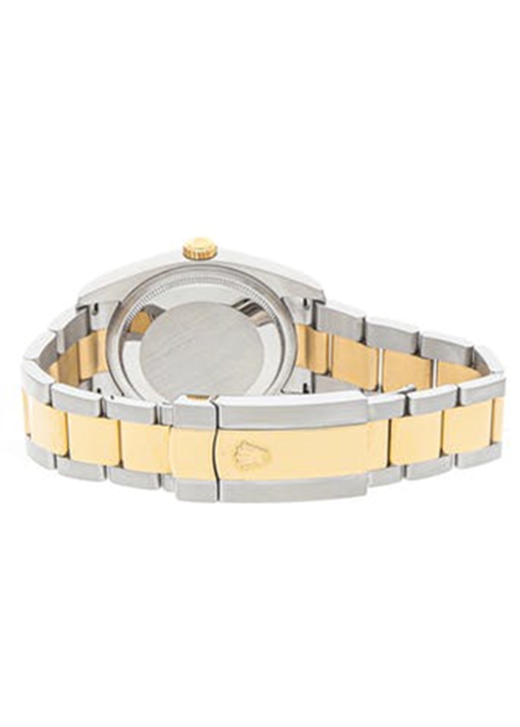 Rolex Datejust In Acciaio Inossidabile Custodia 18K Giorna Gialla A Cupola 36MM-2