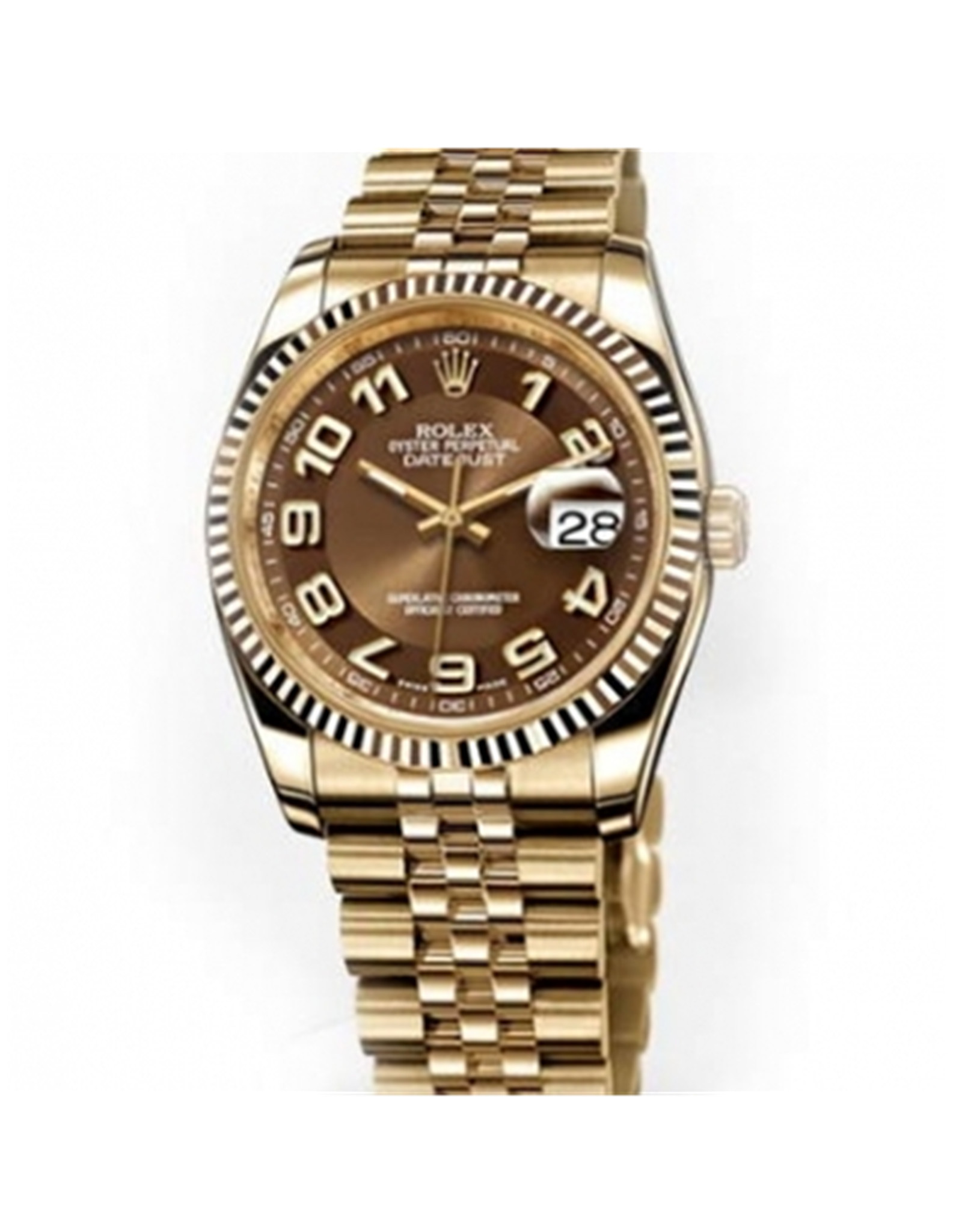 Rolex Datejust Bronze Dial Bronze Case In Oro Giallo 116238 36MM-1