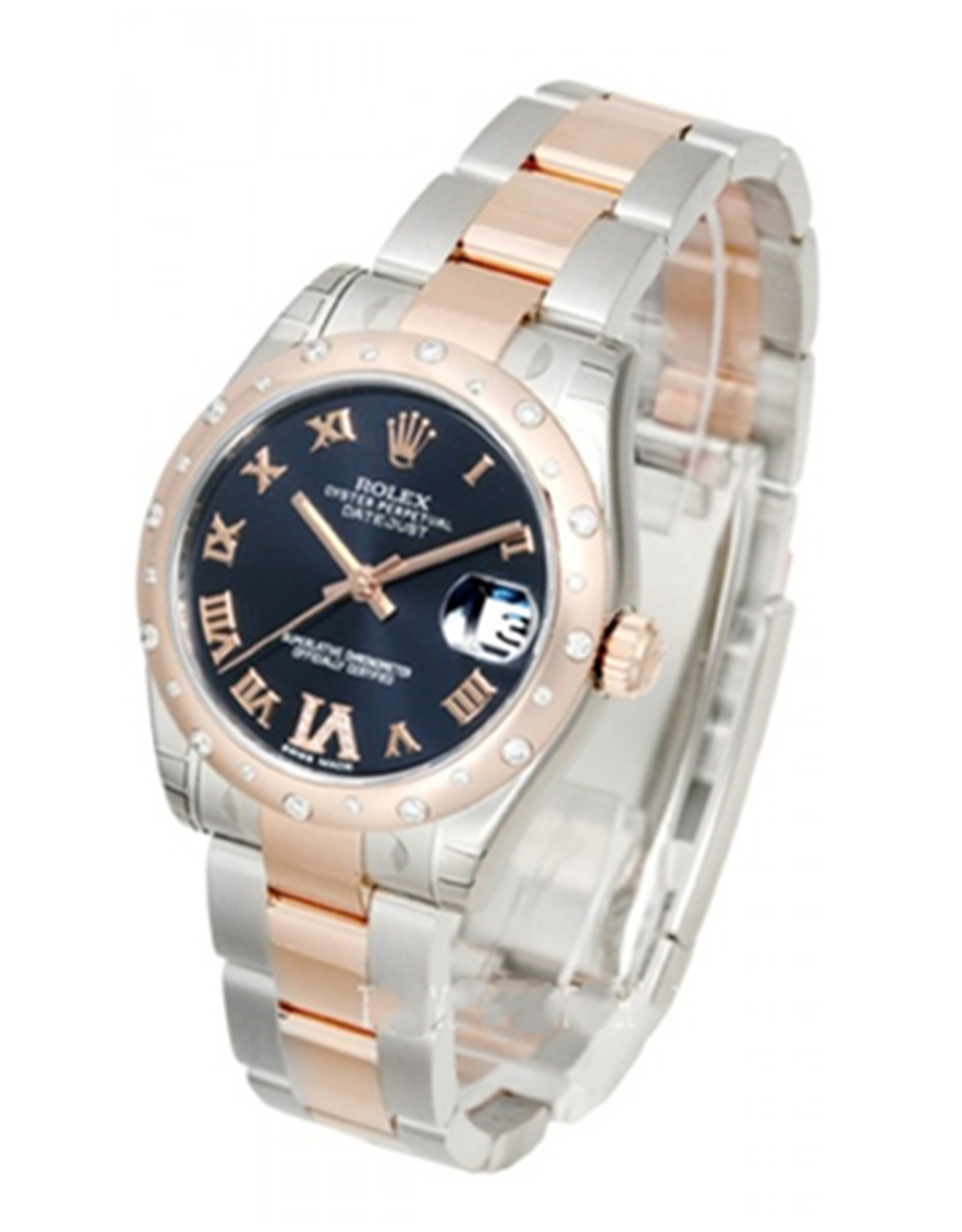 Rolex Datejust Purple Roman Numero Dial Orologi Replica 178341 31MM-1