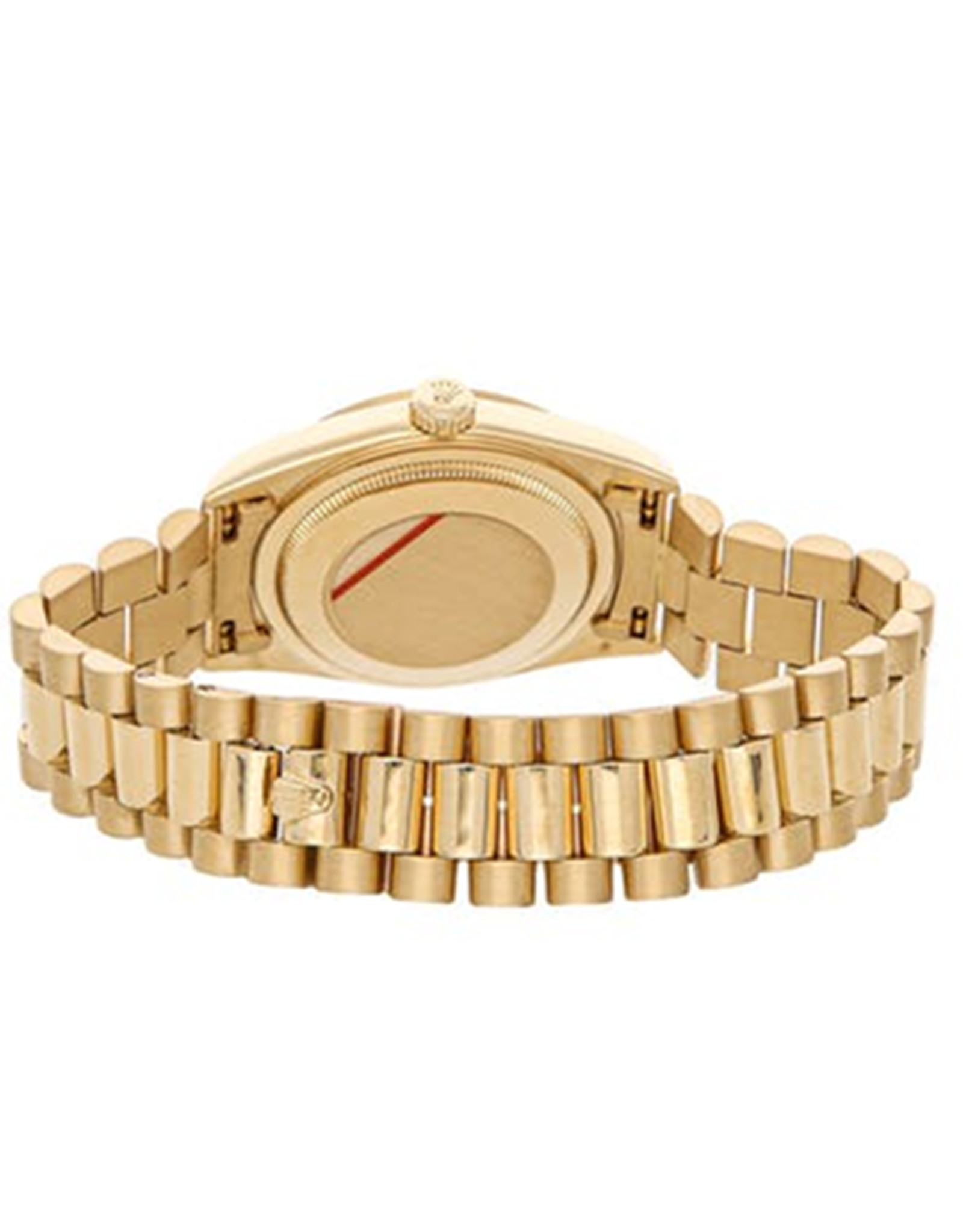 Rolex Day Day Gollo Gold Case Champagne Ruby Diamond 36 MM-2