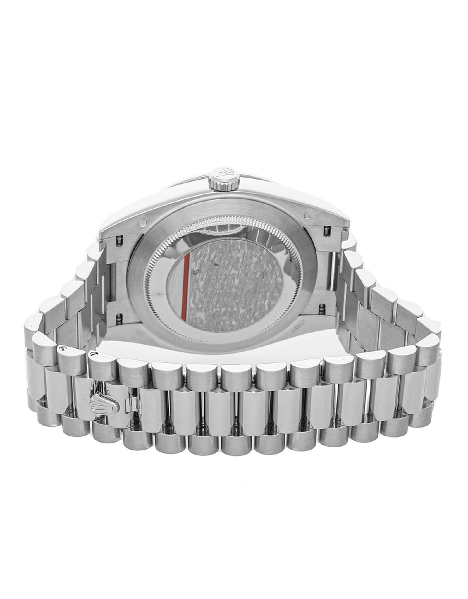 Rolex Day Day Automatic Orologi Replica Platinum Case Con Cornice Diamond 40MM-2