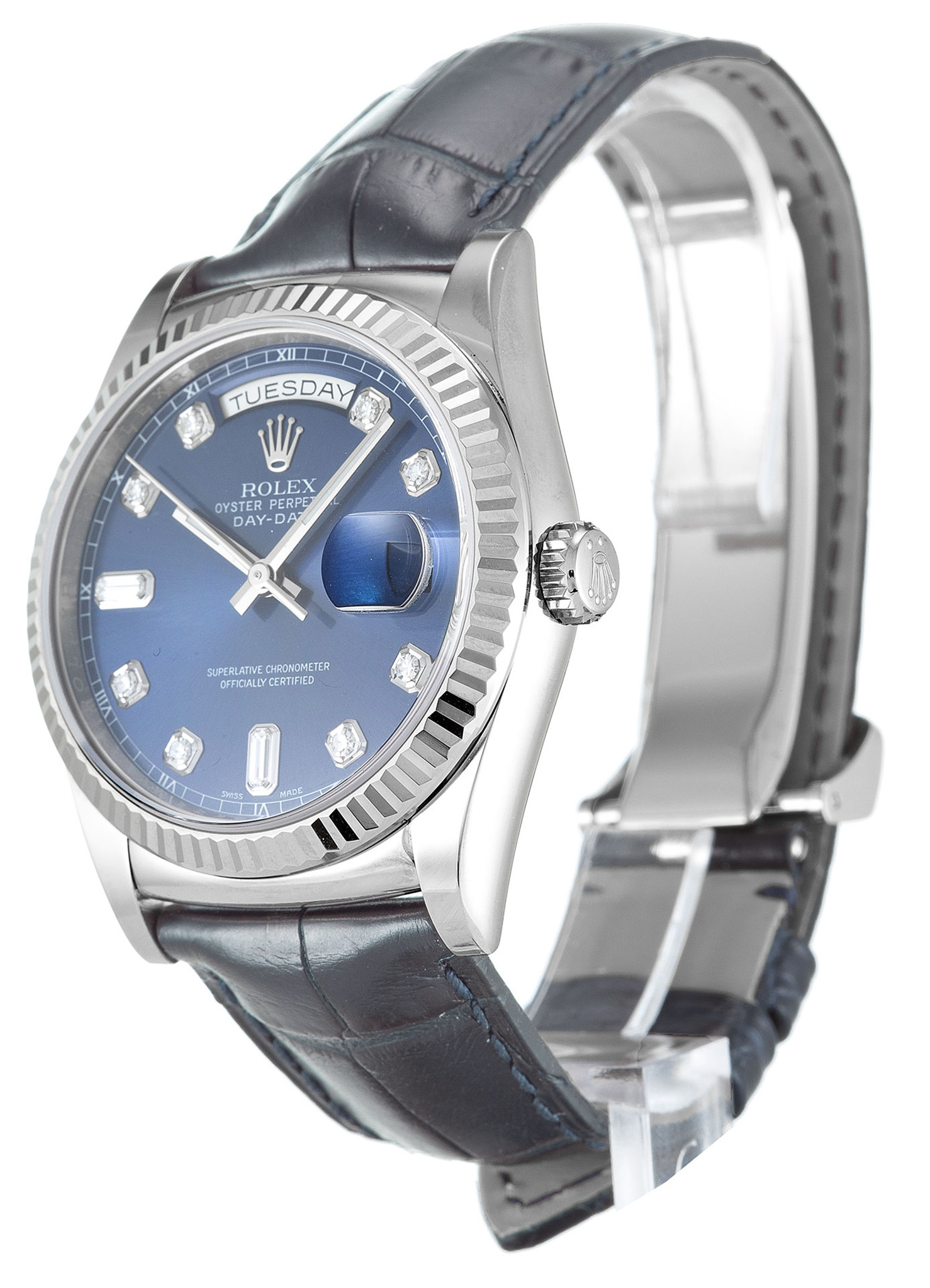 Rolex Day Data blu Diamond Marker 118139 36MM-1