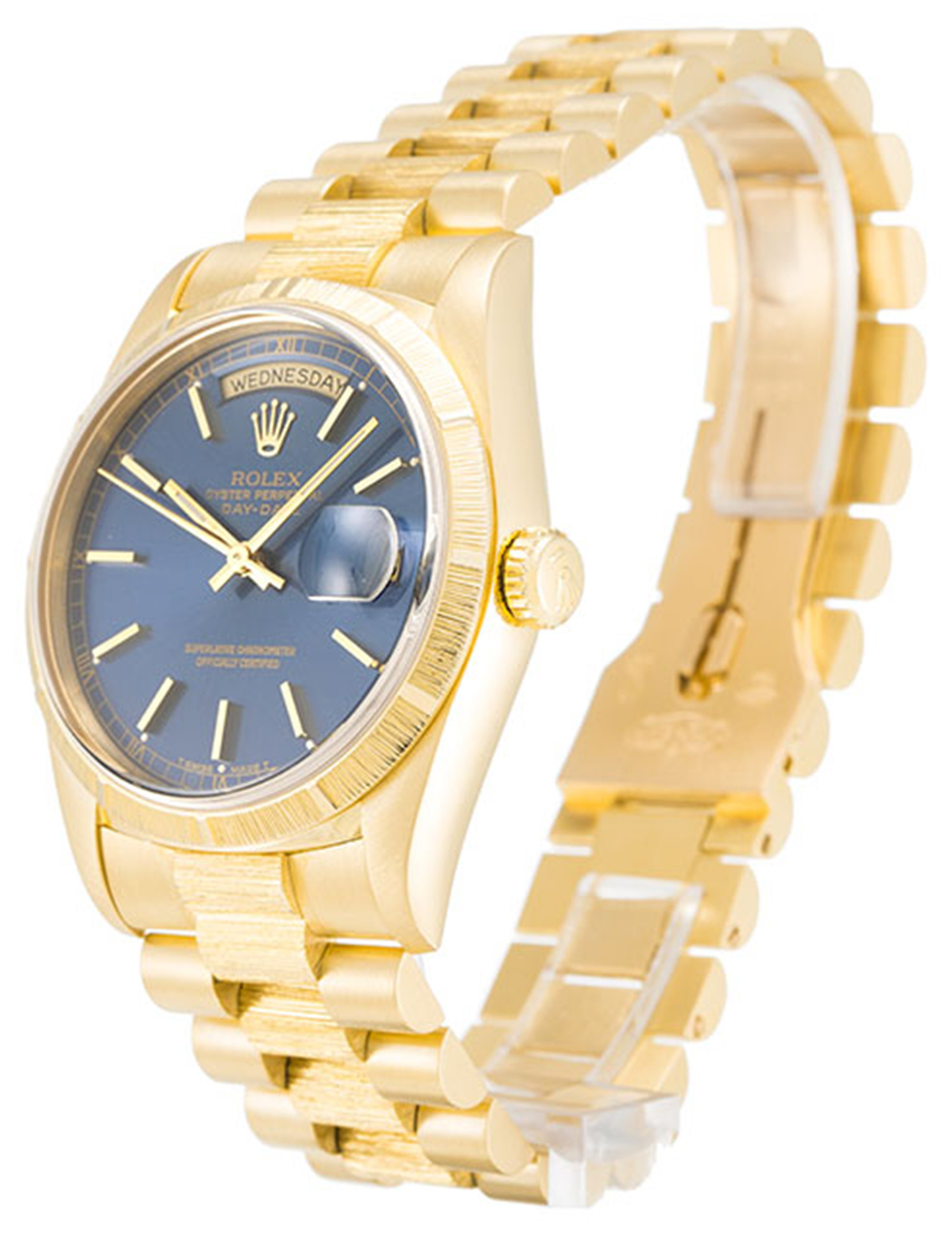 Rolex Day Date Quadrante blu Stick Marker 18248 36MM-1
