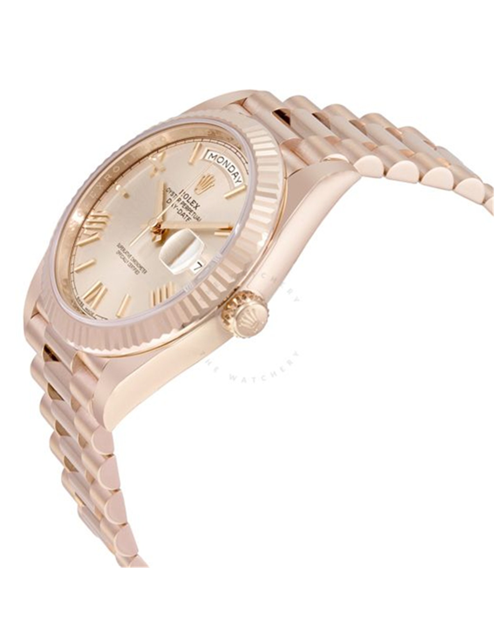 Rolex Day Day Sundust Dial Oro Orologi Replica Da Uomo 228235 40MM-1
