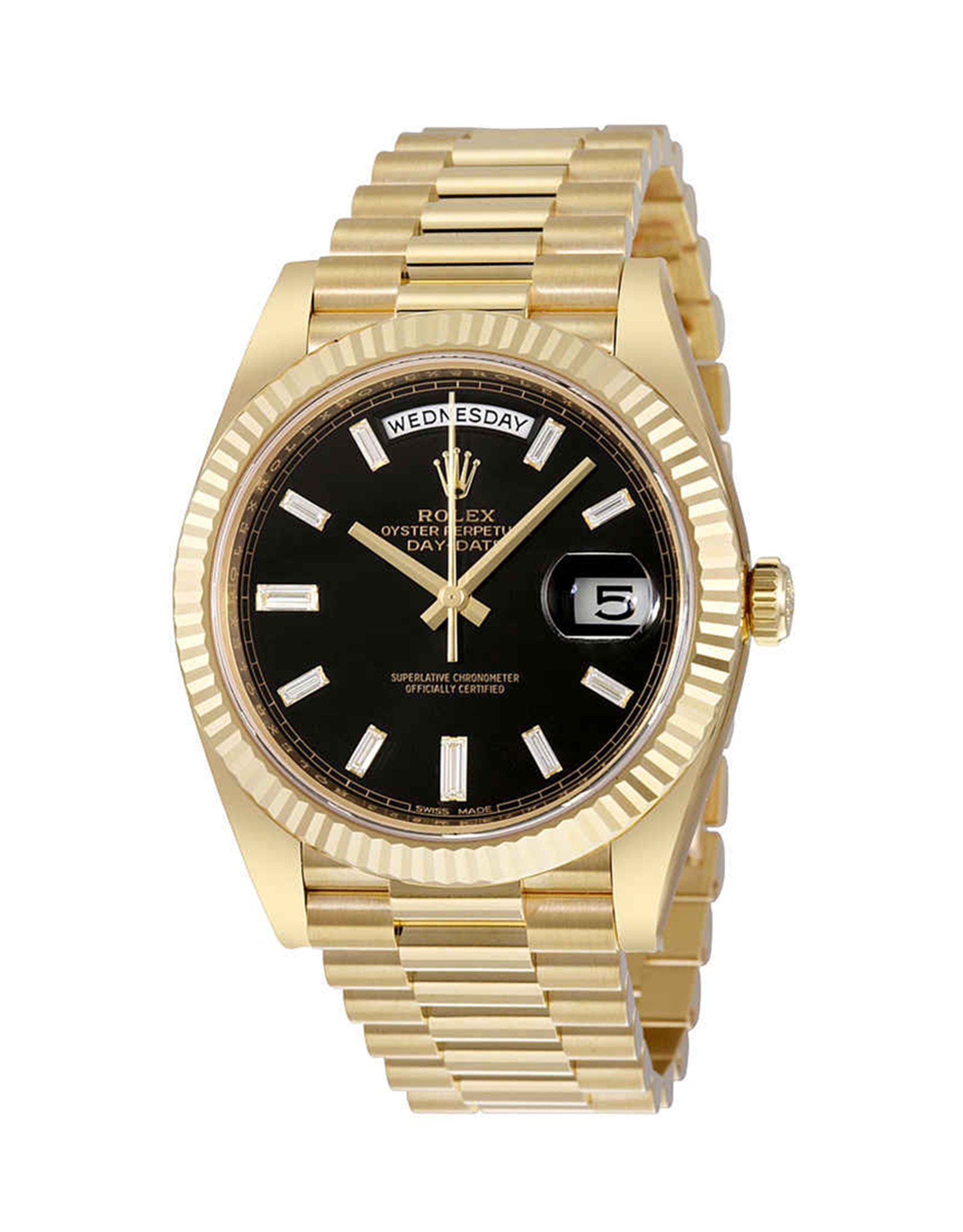 Rolex Day Day Quadrante nero Orologi Replica 228238 40MM-2