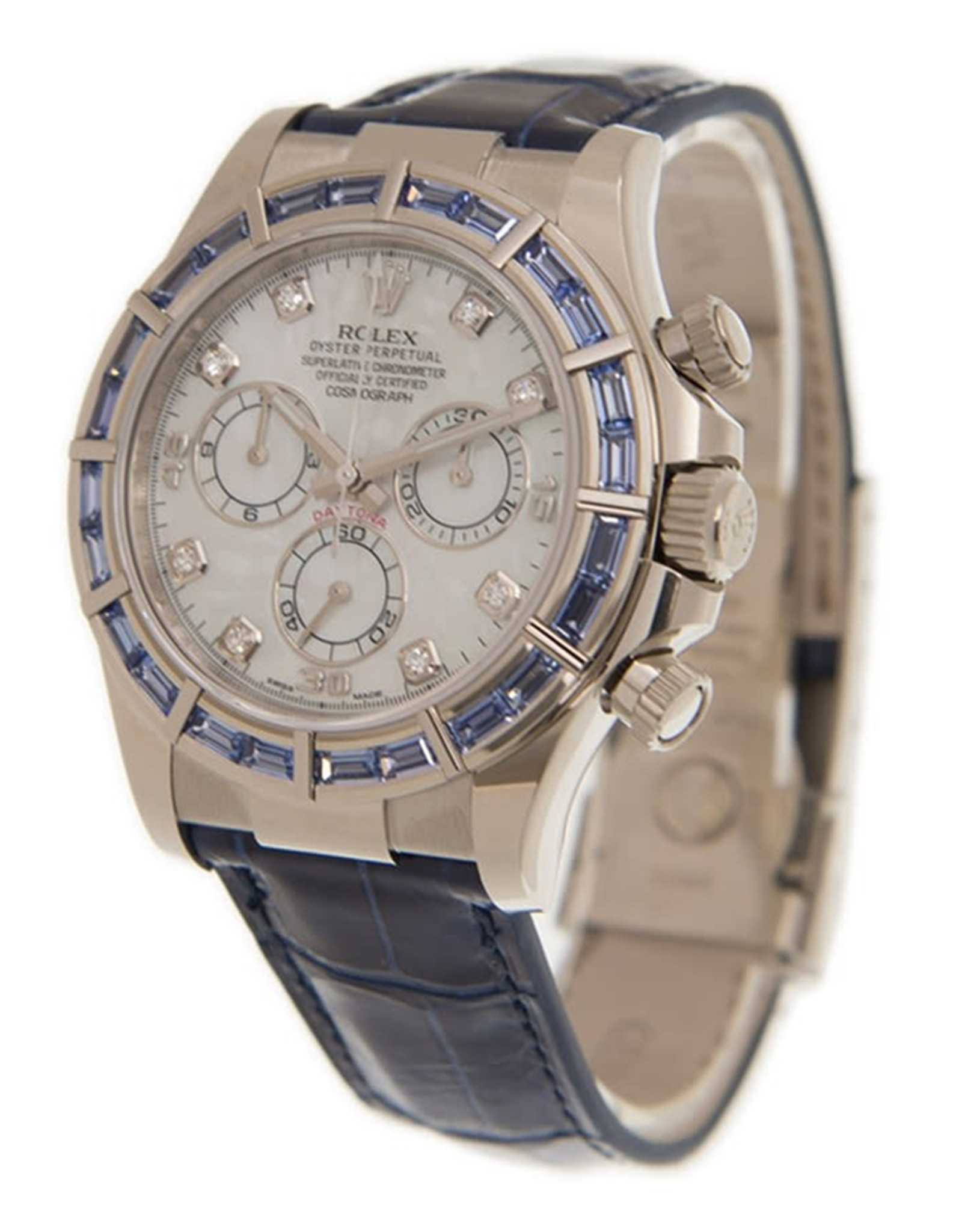 Rolex Daytona Chronograph Crometro Automatico Diamond Uomo Orologi Replica 40MM-1