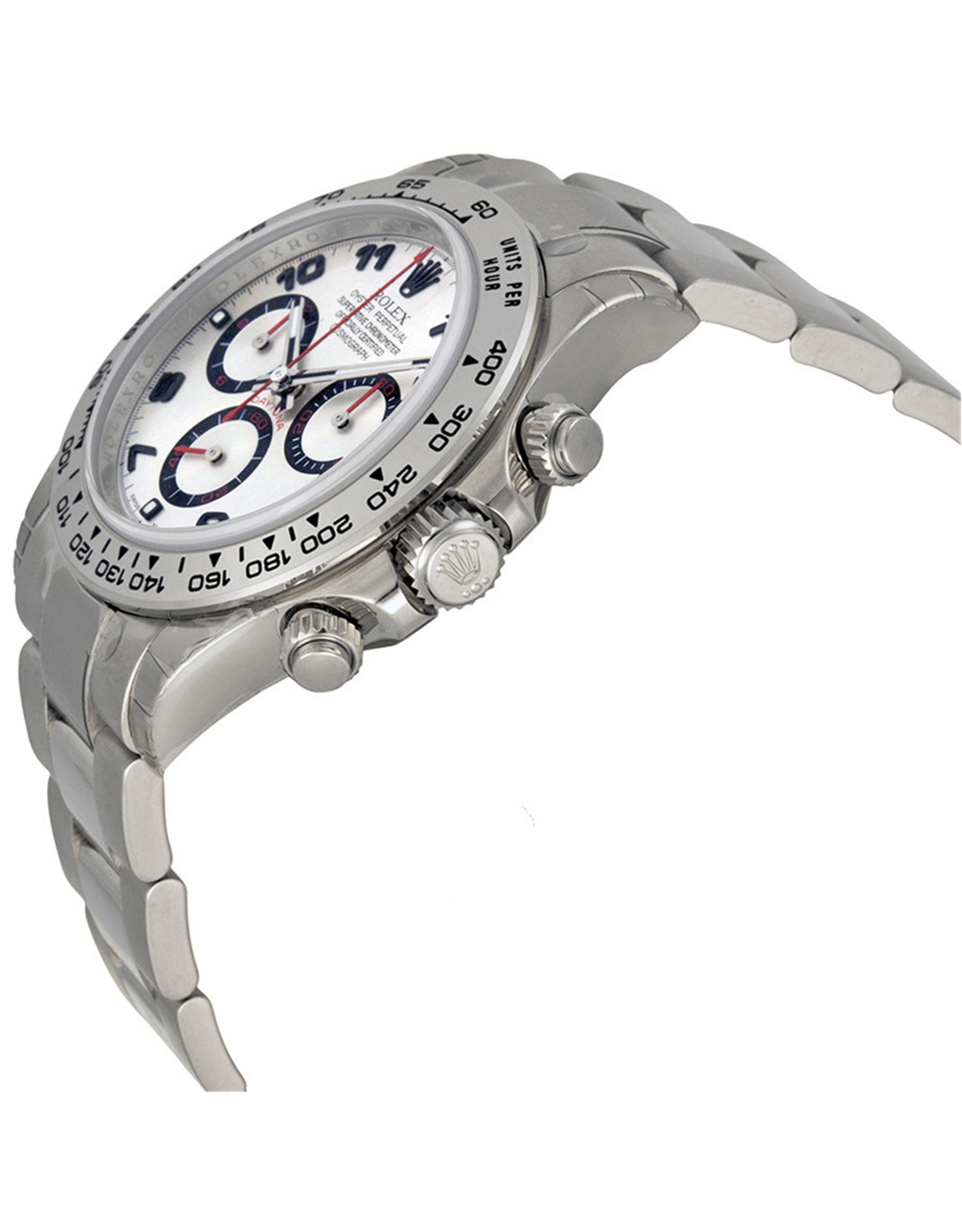 Rolex Daytona Dialtura D'Argento 18K Organi D'Atmule Di Ostriche In Oro Bianco Oro Automatico 40MM-1