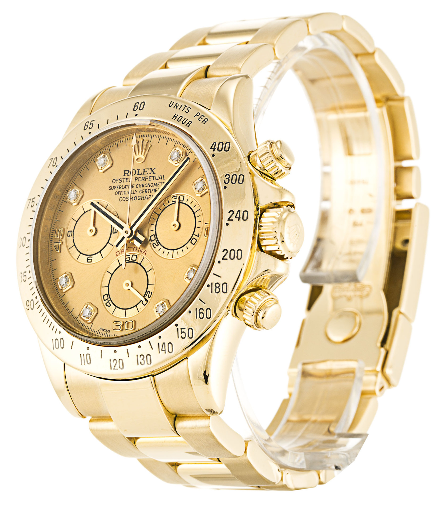 Rolex Daytona Giallo Diazione In Acciaio Inossidabile Cingcio In Acciaio 116528 40MM-1