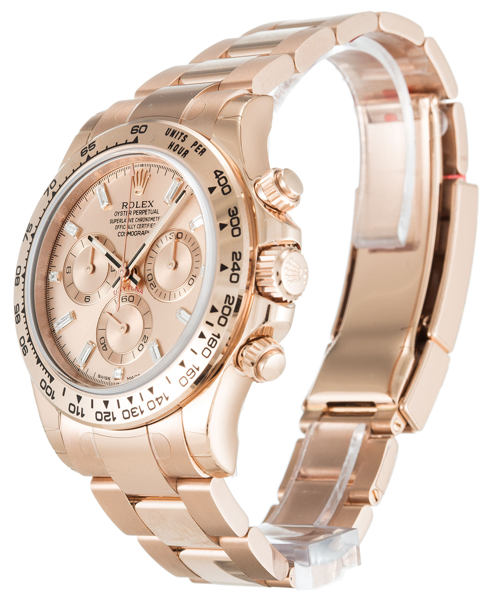 Rolex Daytona Stick Marker Cinghia In Acciaio Inossidabile 116505 40MM-1