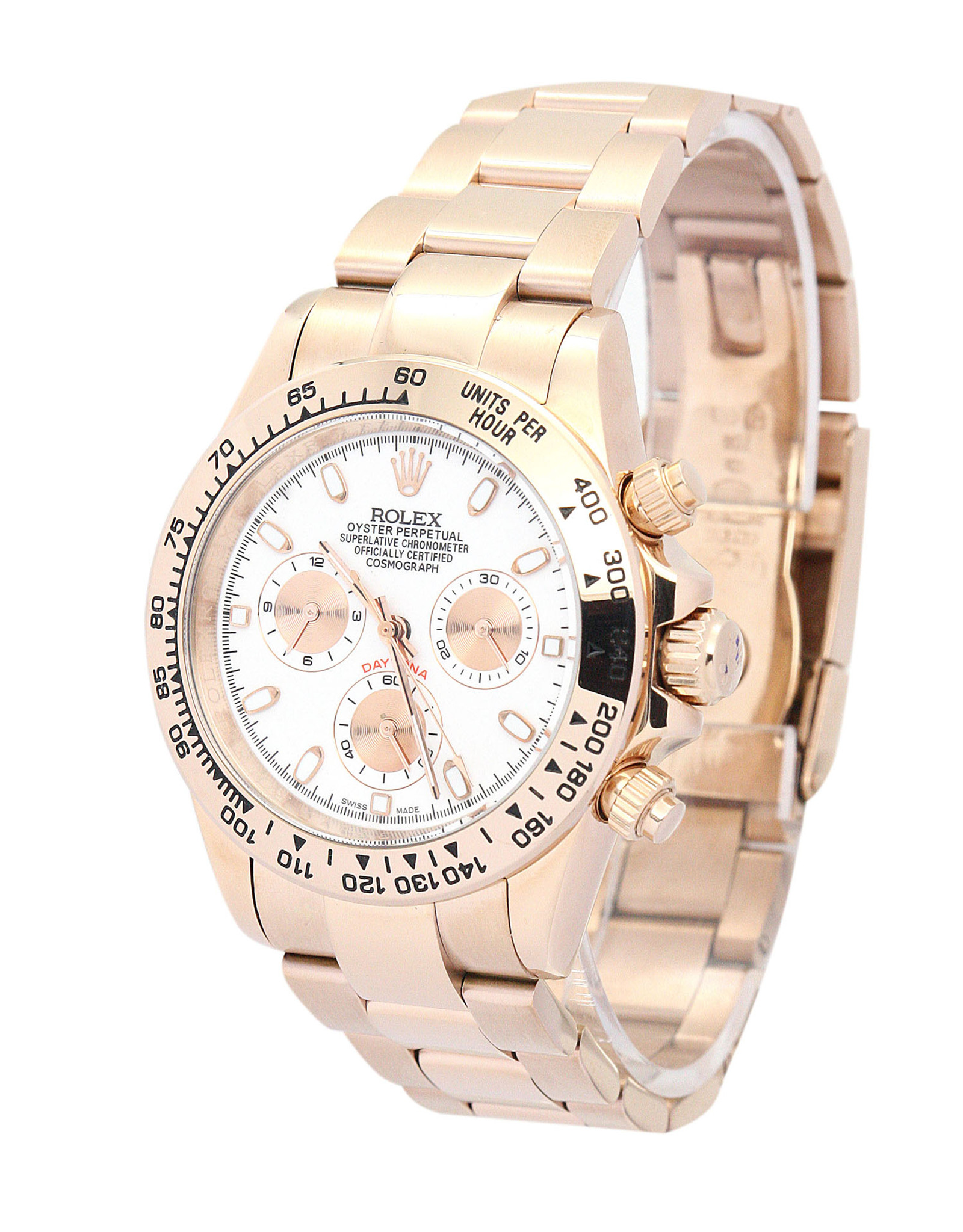 Rolex Daytona In Acciaio Inossidabile Cintino Bianco 116505 40MM-1