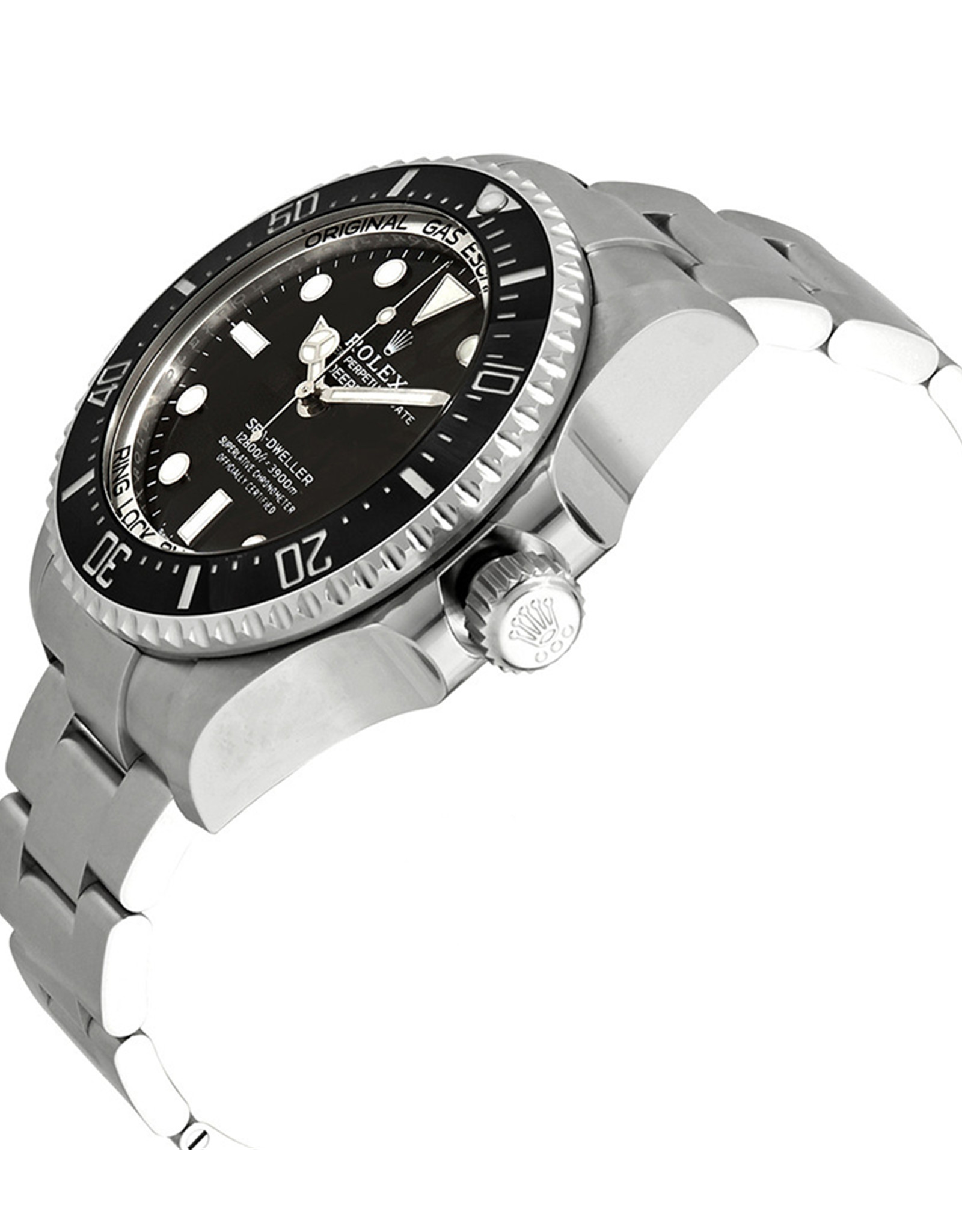 Rolex Deepsea Quadrante nero nero Diamuga Oyster Oyster In Acciaio Inossidabile Maschile 126660Bkso 44 MM-1