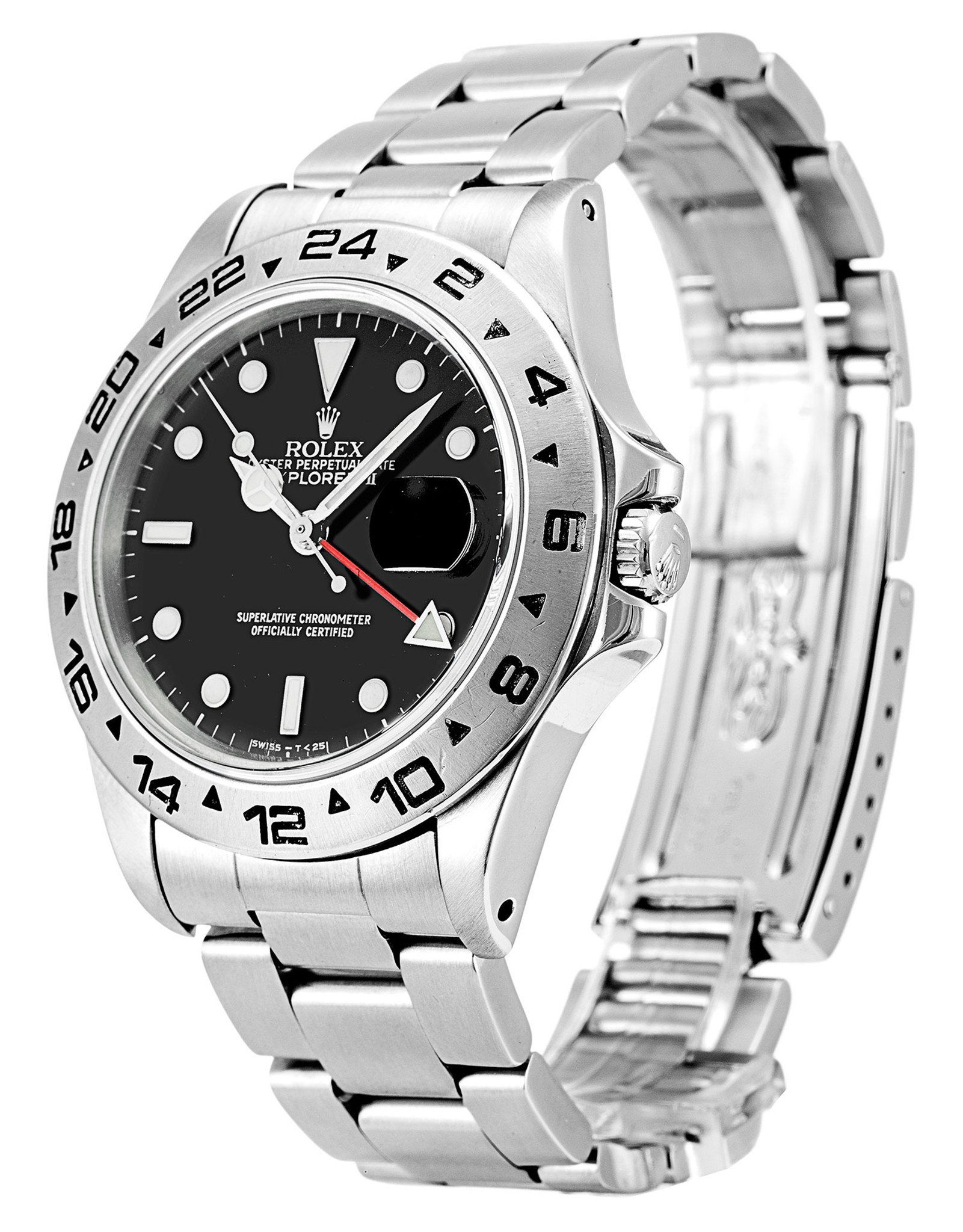 Rolex Explorer Quadrante nero Stick Marker 16550 40MM-1