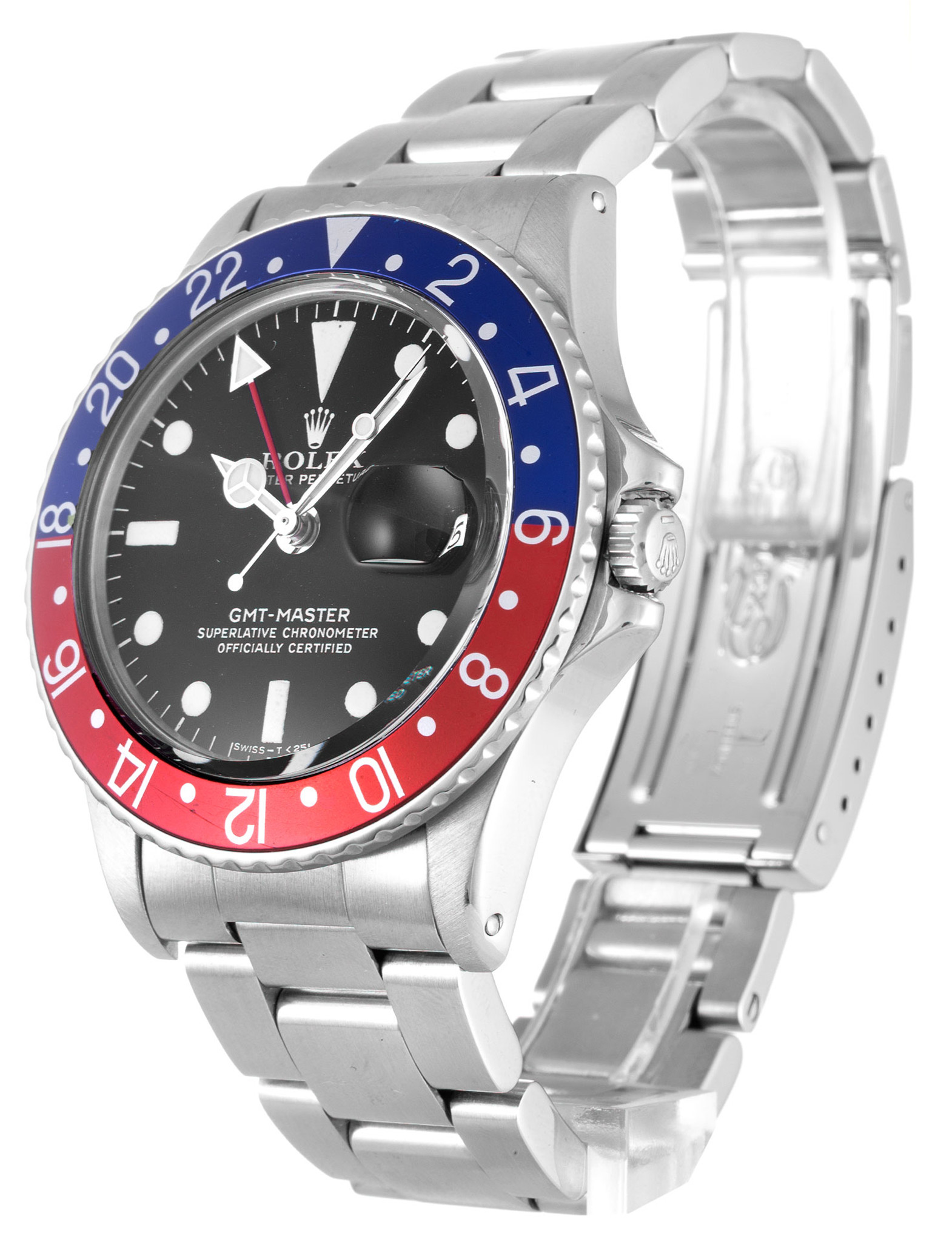 Rolex Gmt Master Quadrante nero Stick Marker 1675 40MM-1