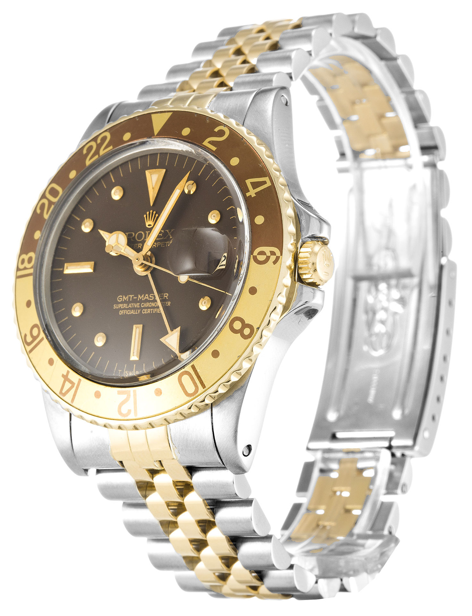 Rolex Gmt Master Yellow Gold Case Stick Marker 1675 40MM-1