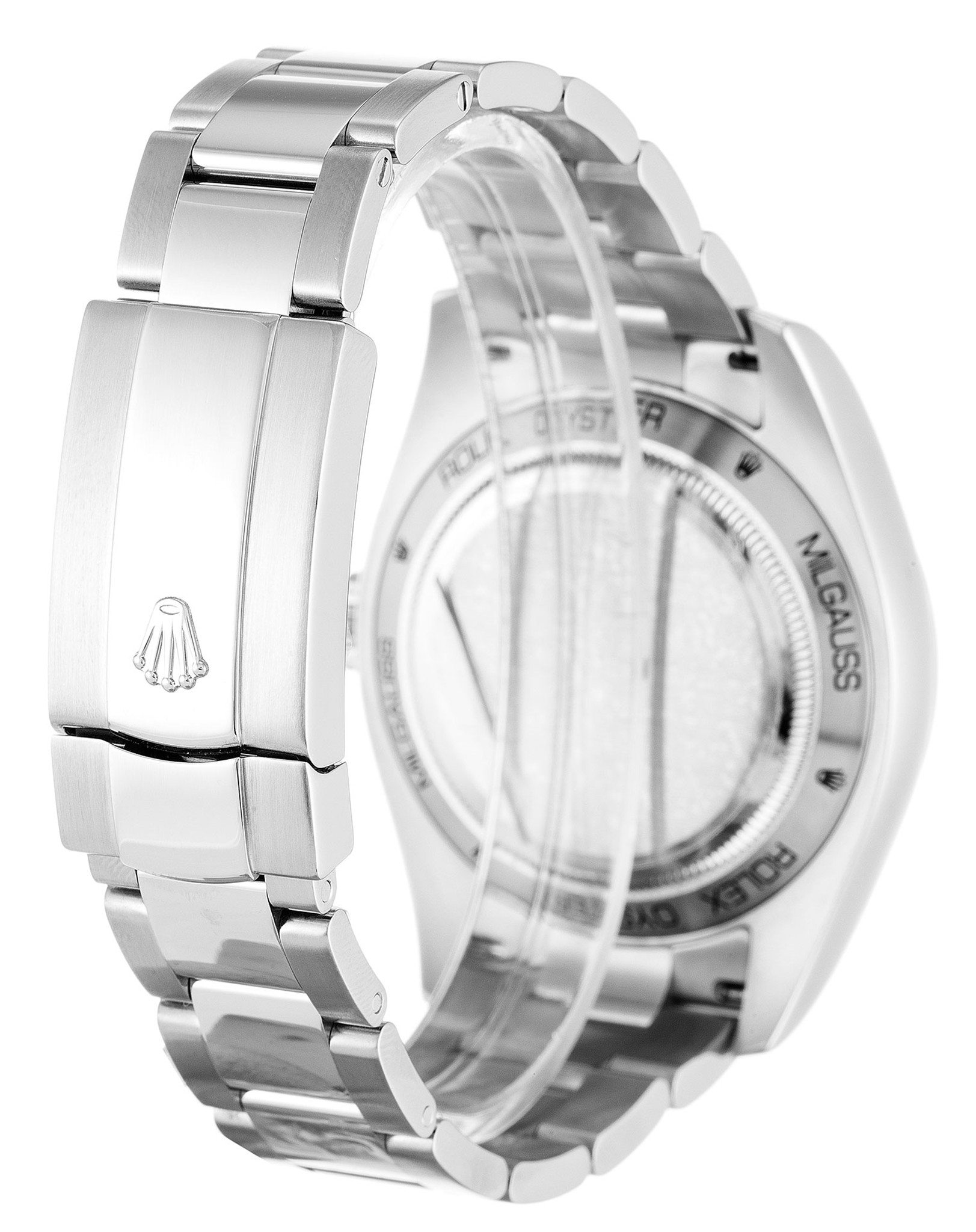 Rolex Milgauss Quadrante bianco Stick Marker 116400 40MM-2
