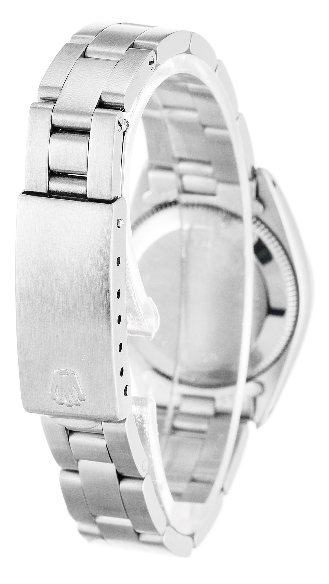 Rolex Lady Oyster Perpetual Quadrante blu Stick Marker 6718 26MM-2