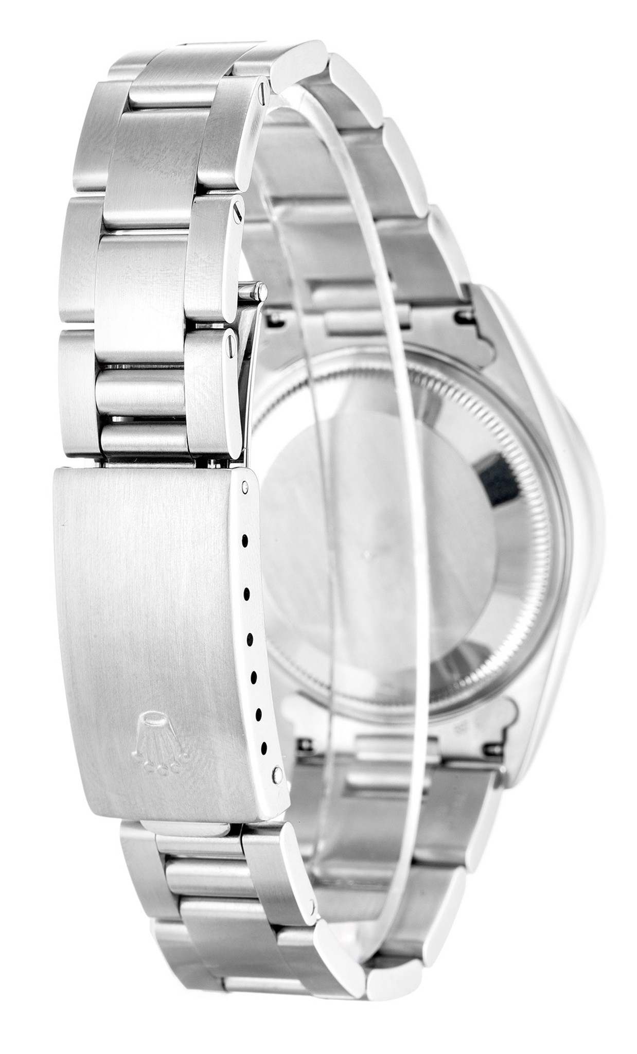 Rolex Oyster Perpetual Date bianco Case Roman Marker 15210 34MM-2