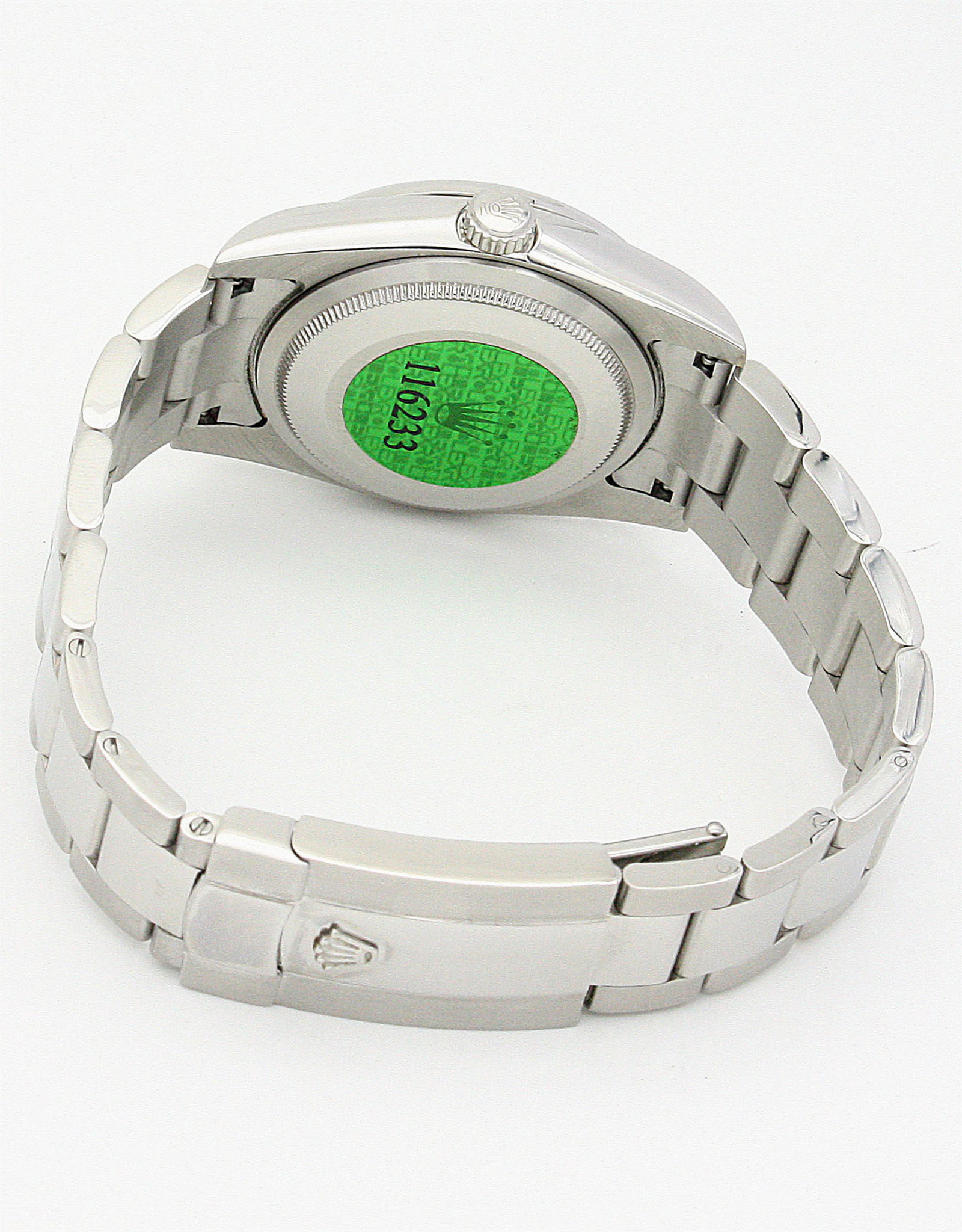 Rolex Lady Oyster Perpetual Quadrante blu Roman Marker 177200 26MM-2