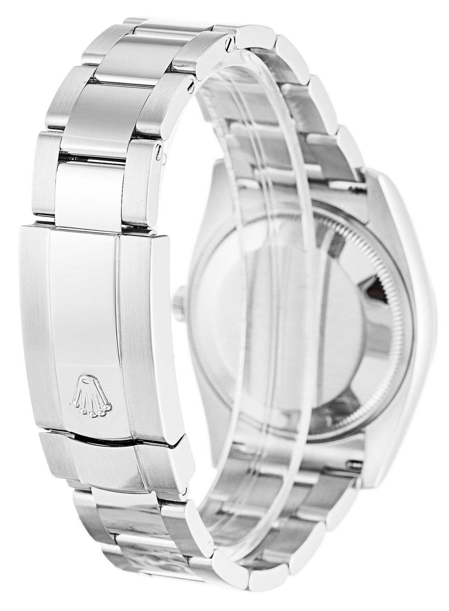 Rolex Oyster Perpetual Date Quadrante bianco Stick Marker 115200 36MM-2