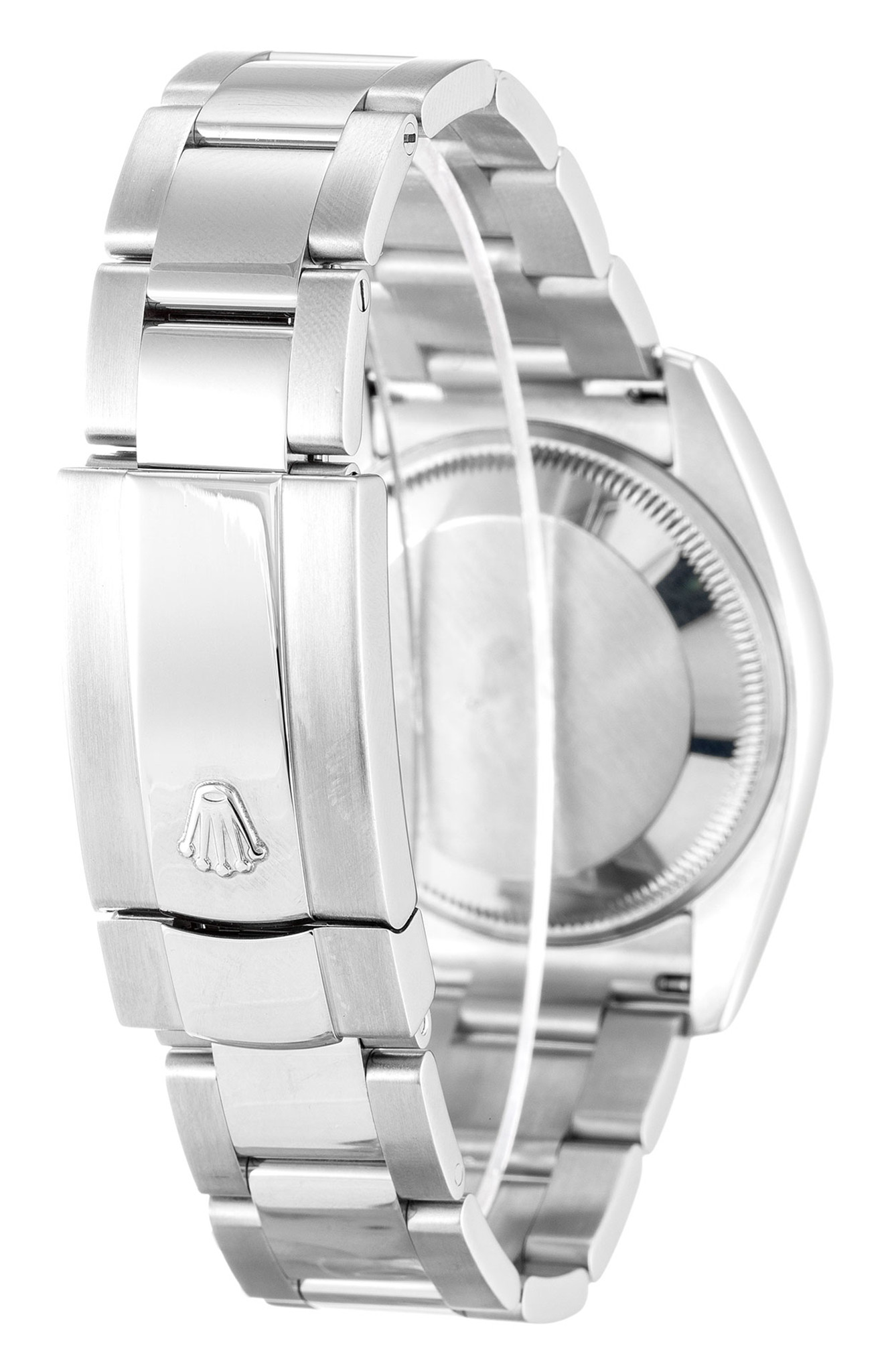 Rolex Oyster Perpetual Date Quadrante bianco Roman Marker 115210 34MM-2