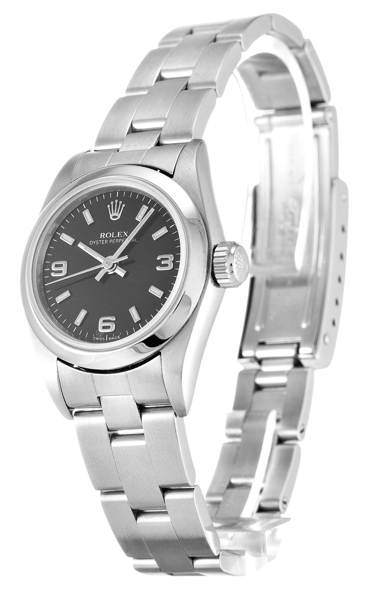 Rolex Lady Oyster Perpetua Nero nero Case Bianco 67180 26MM-1