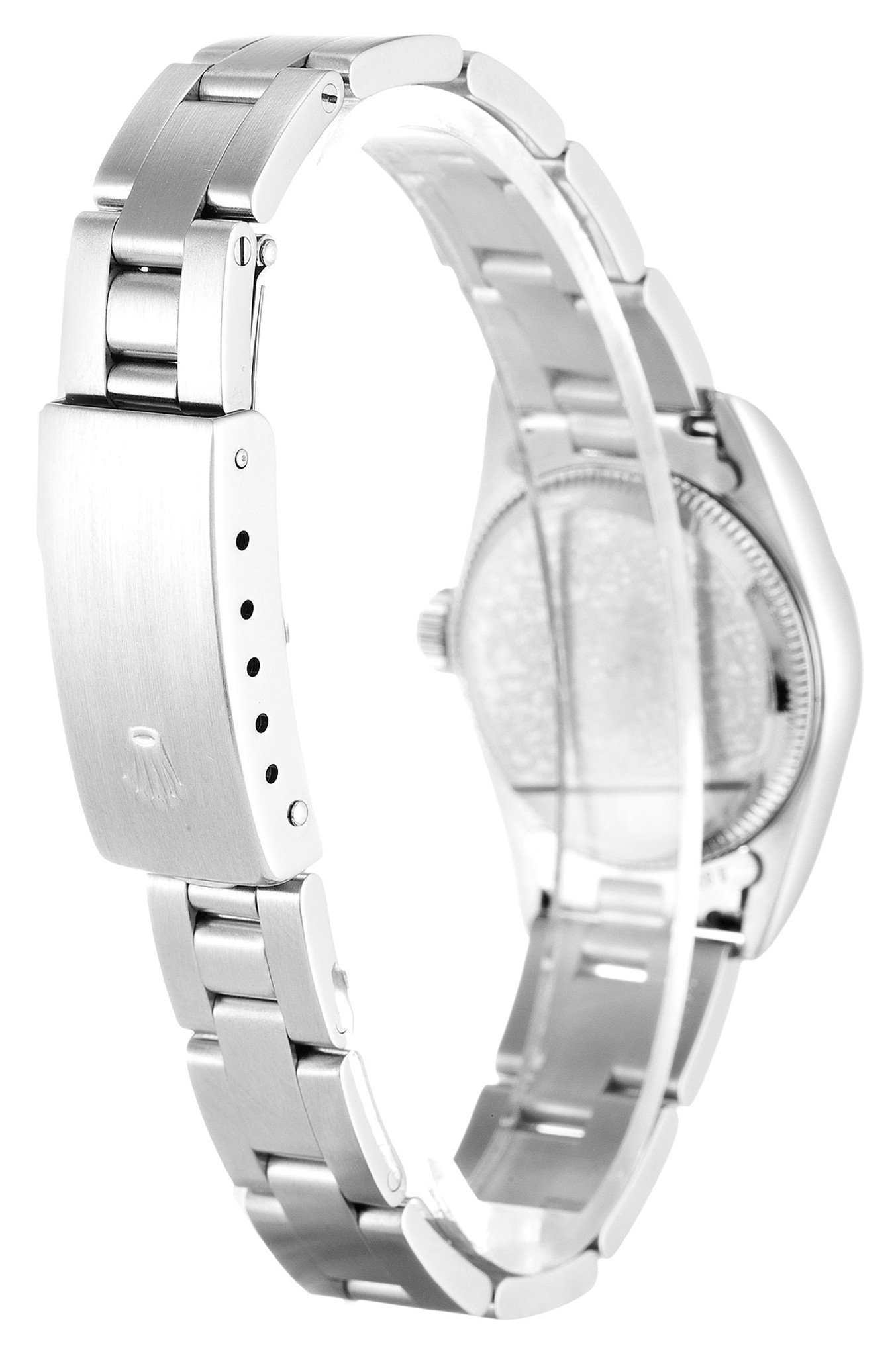 Rolex Lady Oyster Perpetua Nero nero Case Bianco 67180 26MM-2