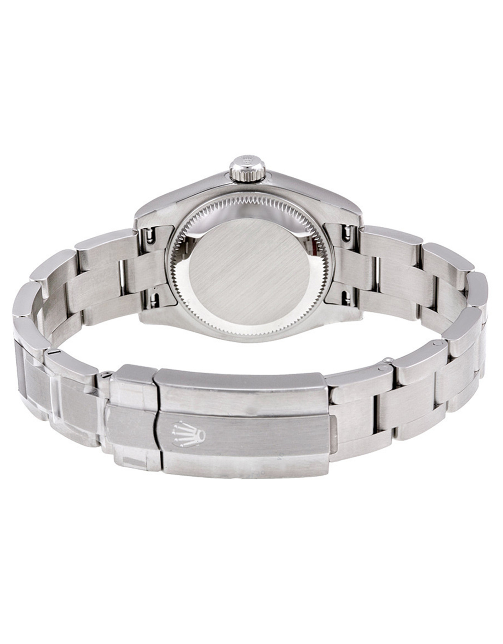 Rolex Oyster Perpetual Olive Green Viale In Acciaio Inossidabile Bracciale Orologi Replica Automatico 26MM-2