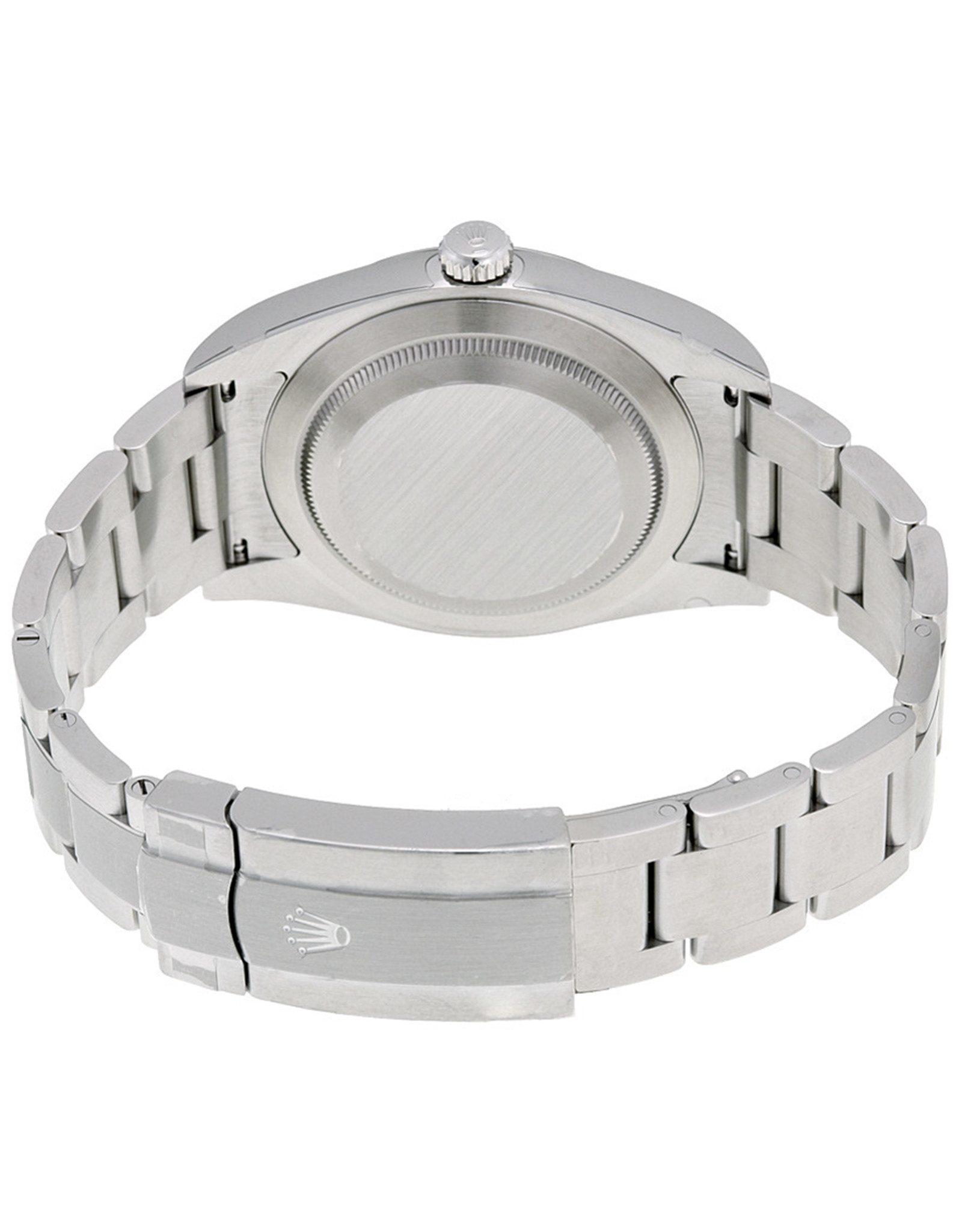 Rolex Oyster Perpetua Perpetuo Rosso Uva Bracciale In Acciaio Inossidabile Orologi Replica Da Uomo Automatico 39 MM-2
