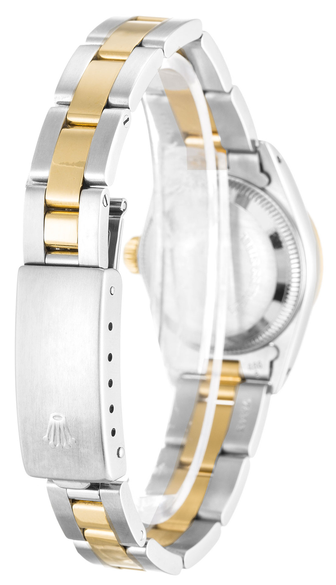 Rolex Lady Oyster Perpetual Quadrante nero Stick Marker 67193 24MM-2