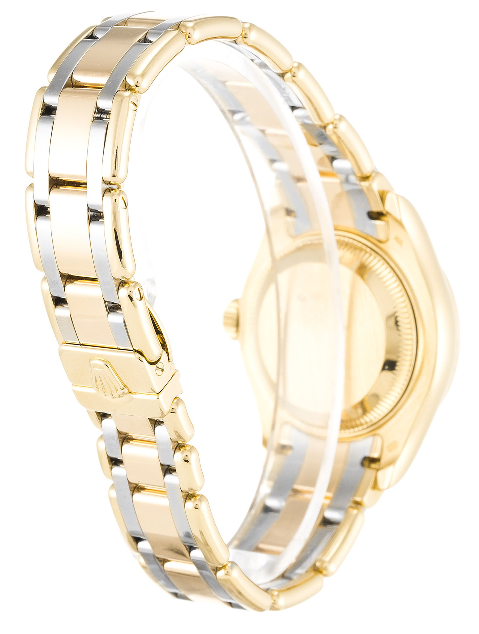Rolex Pearlmaster Giallo Gold Marker Roman Lady 80318 28MM-2