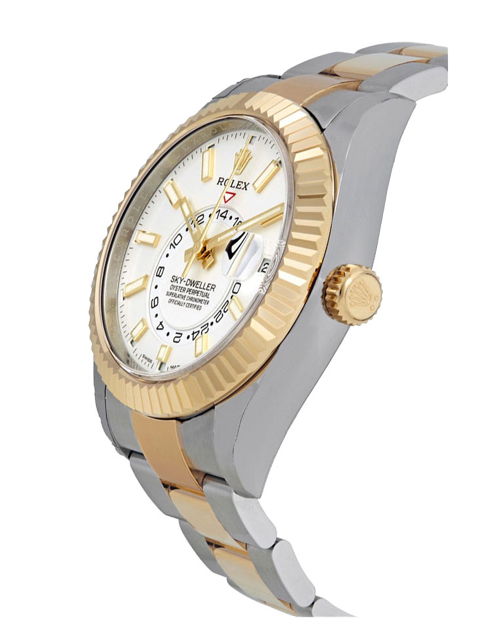 Rolex Sky Dweller Quadrante bianco Stick Marker 326933 42MM-1